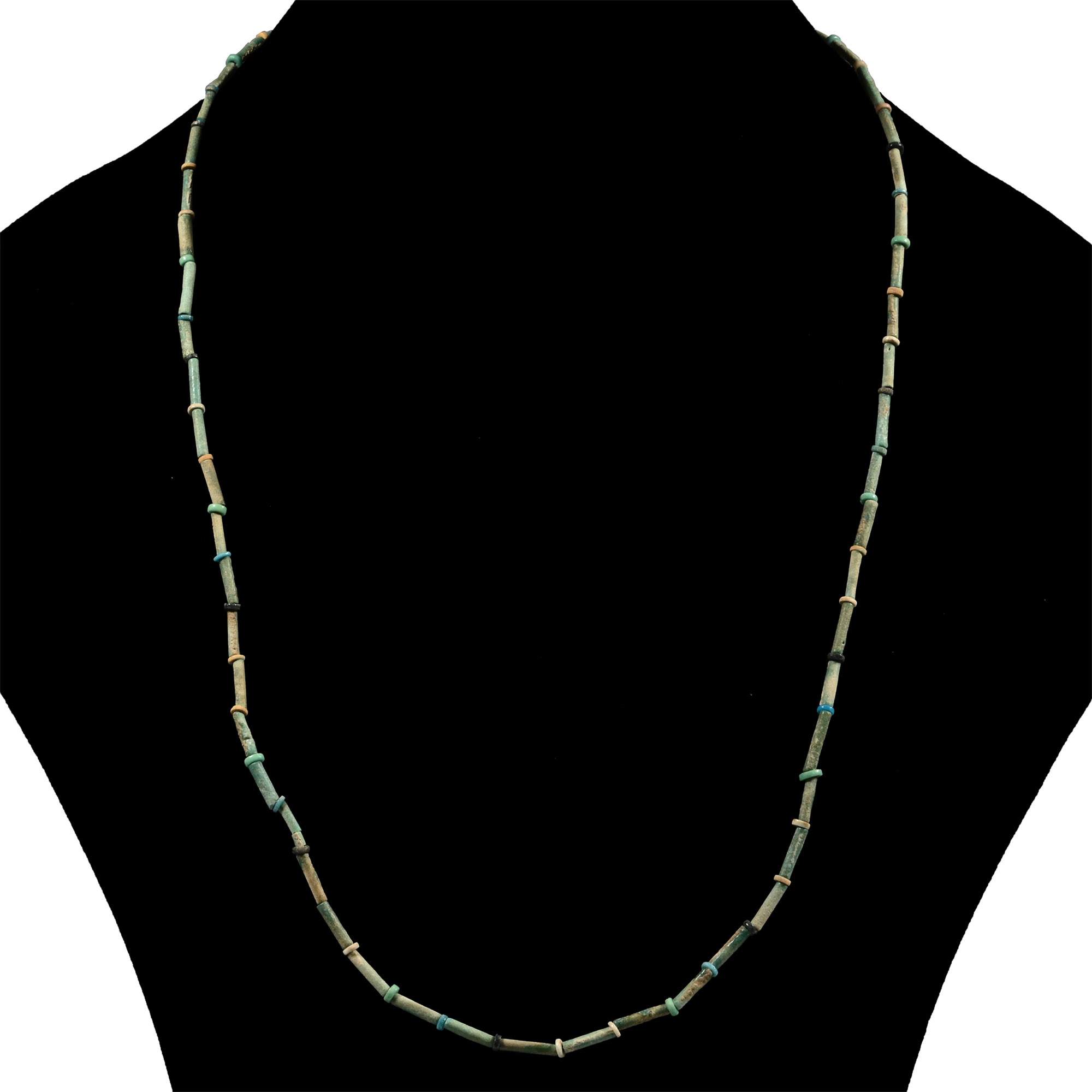 Egyptian Faience Bead Necklace String