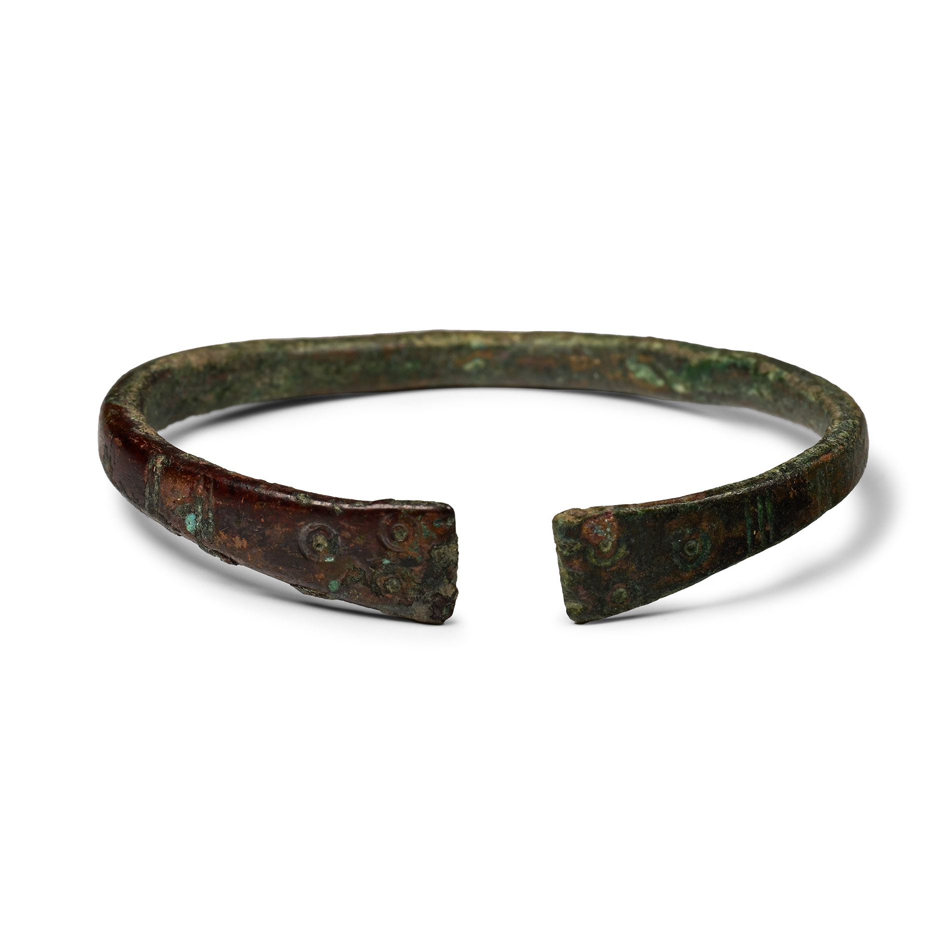 Roman Decorated Bronze Bracelet