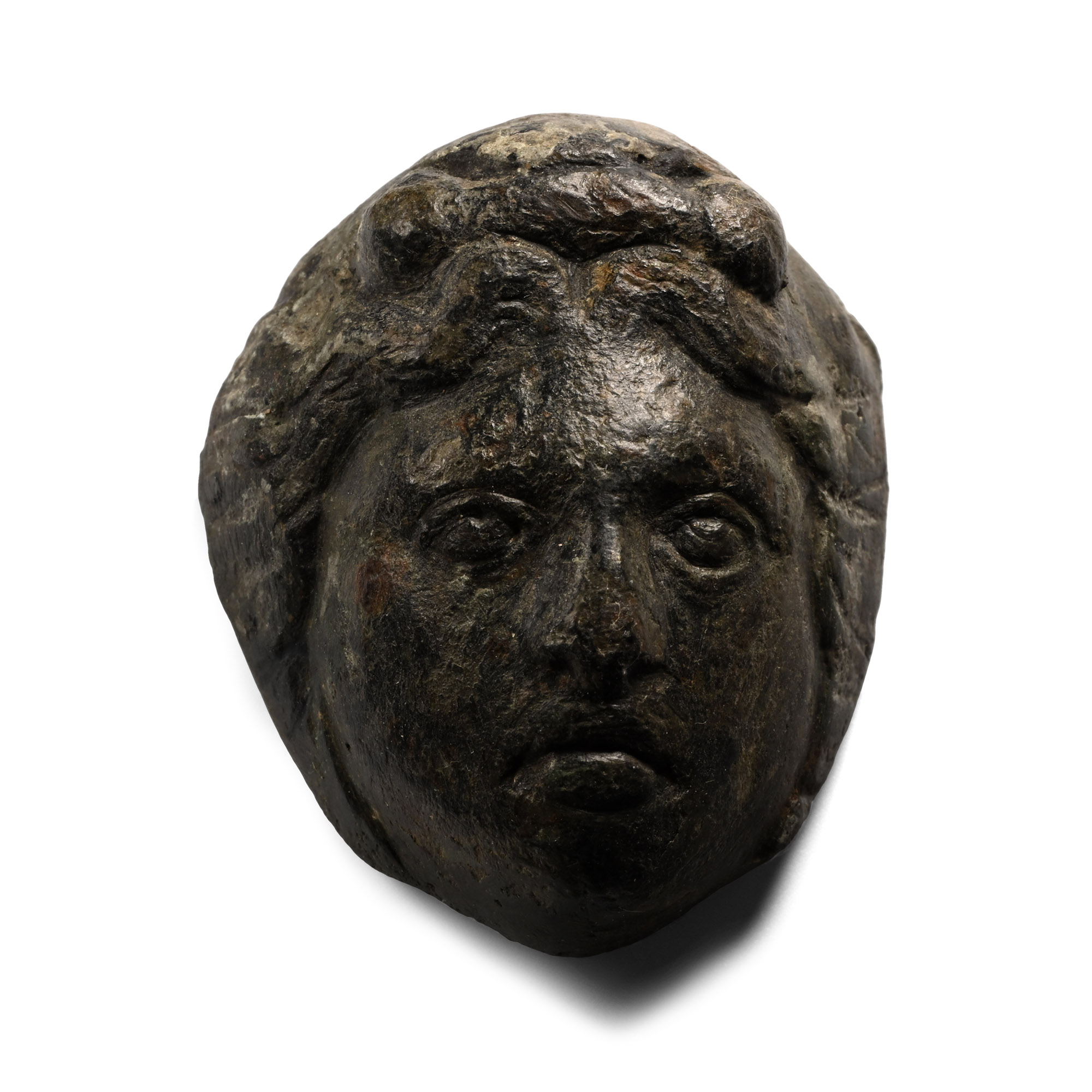 Romano-British Bronze Mask Mount