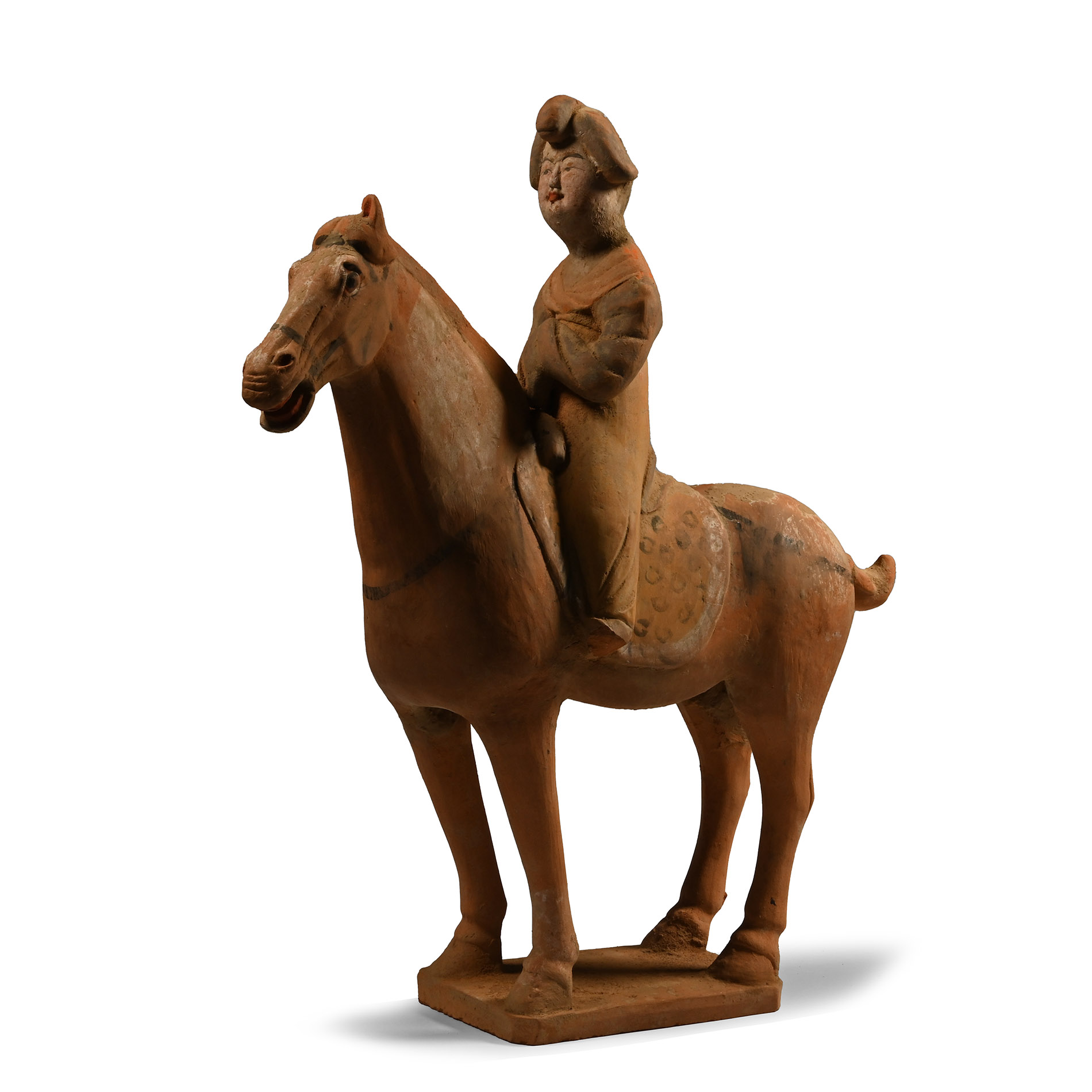 Chinese Tang Horse and Rider