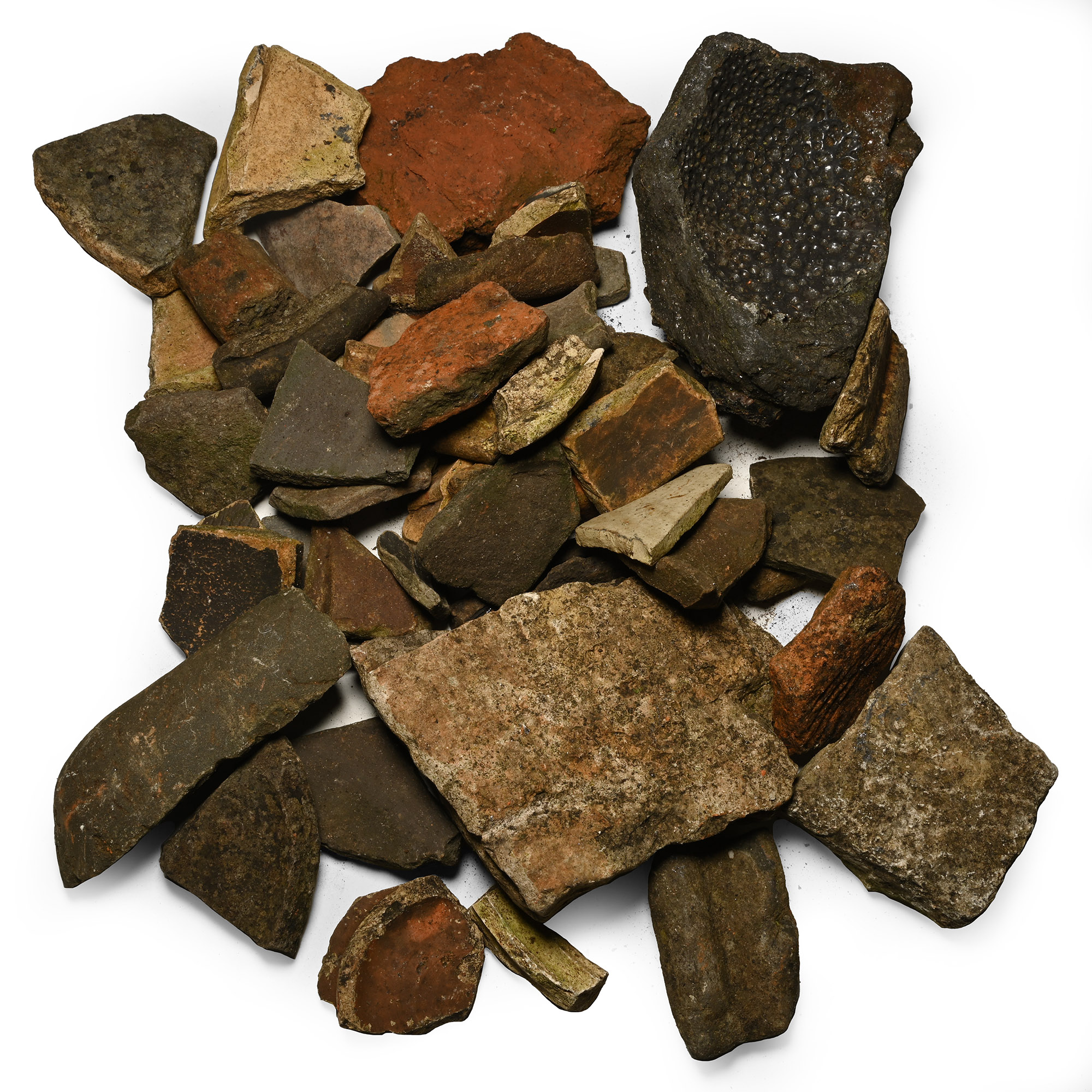 Romano-British Mixed Pottery and Other Sherd Group from Crocololana