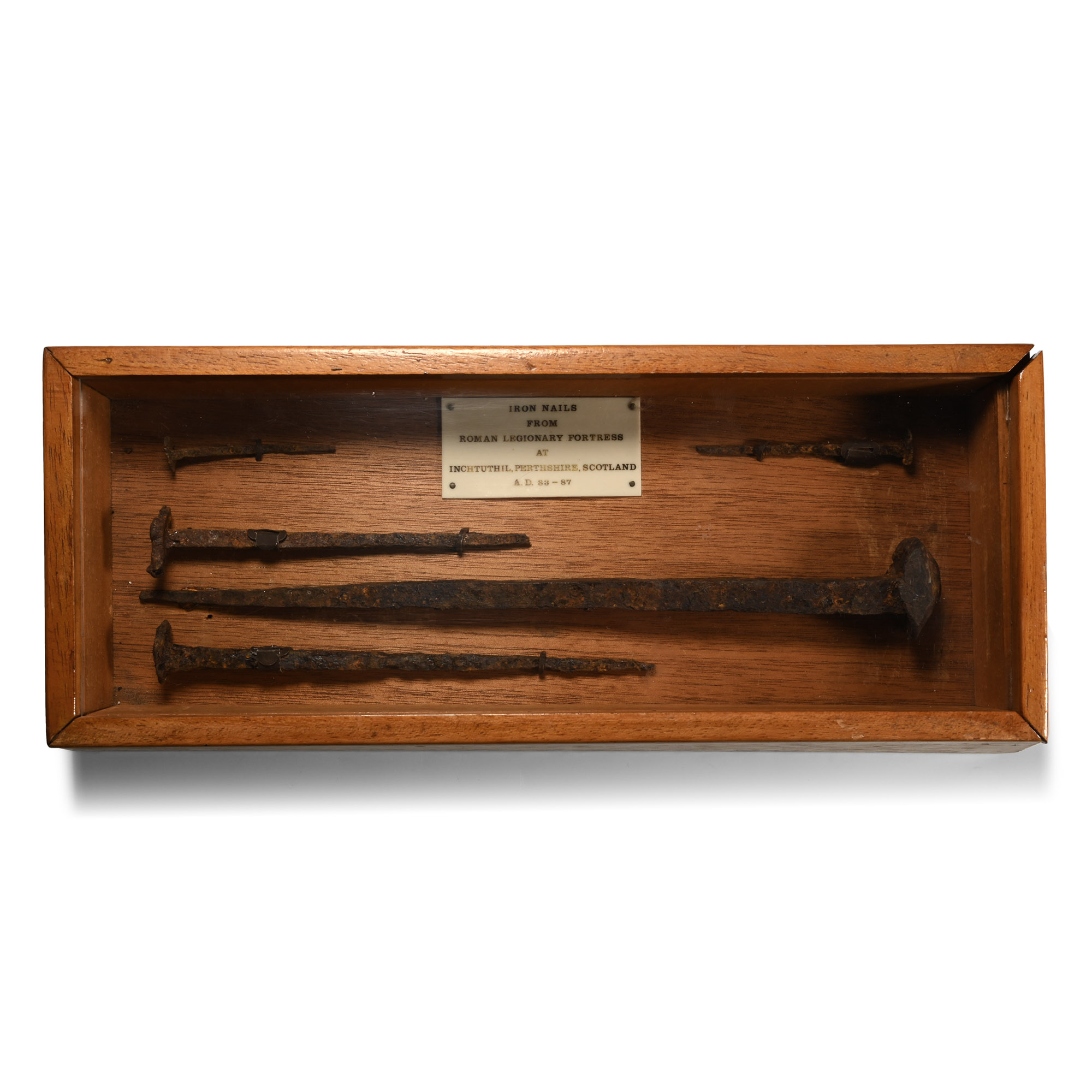Romano-Scottish Legion XX Valeria Victrix 'Inchtuthil Fort' Boxed Educational Iron Nail Hoard Set