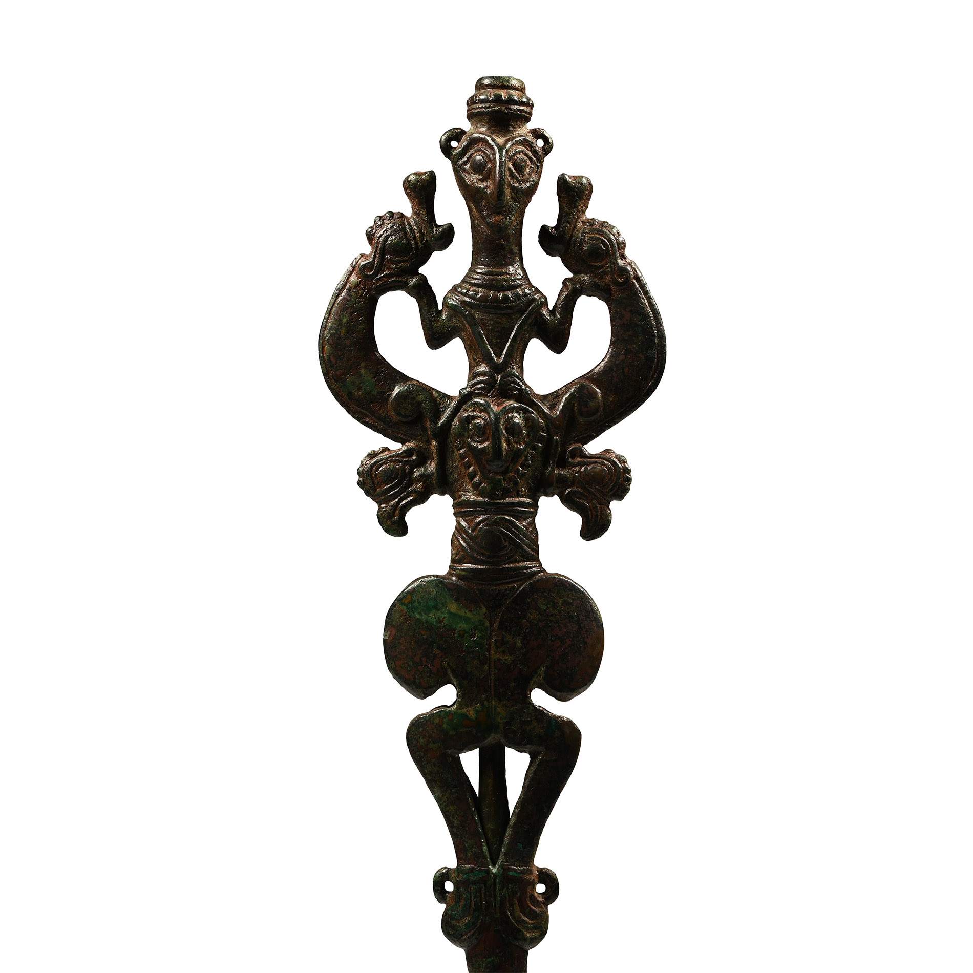 Luristan Bronze 'Master of Animals' Finial