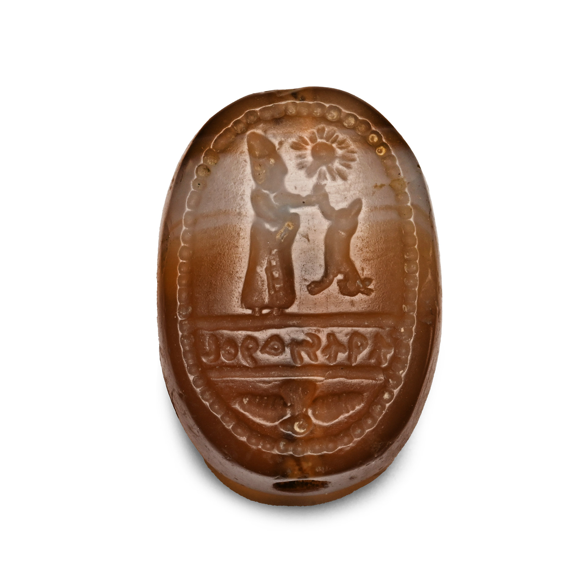 Western Asiatic Agate Scaraboid Stamp Seal