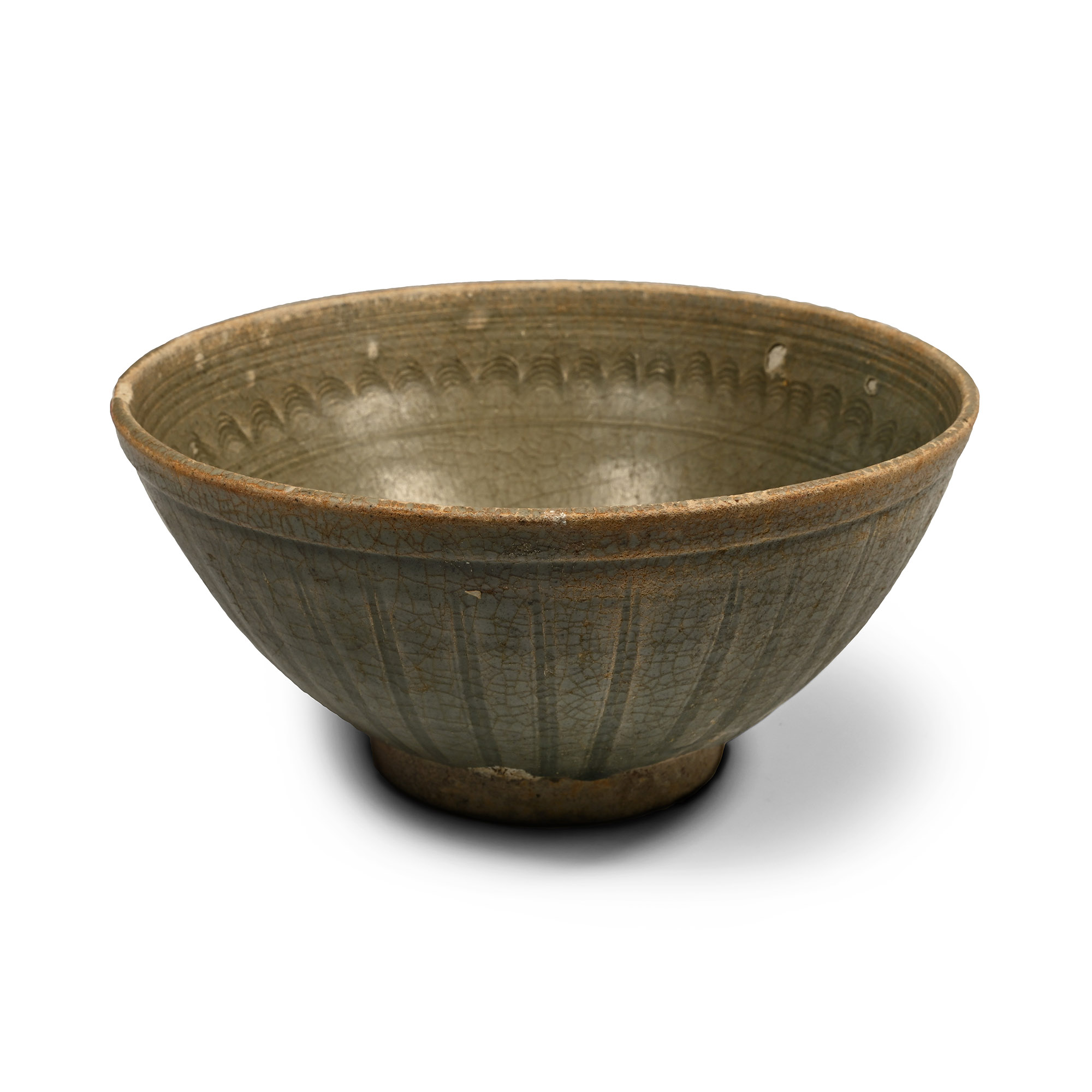 Sawankhalok Celadon-Glazed Bowl