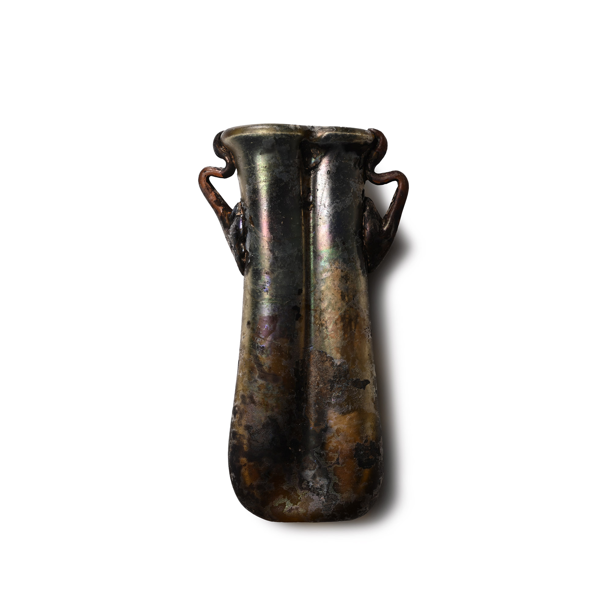 Roman Glass Double Balsamarium