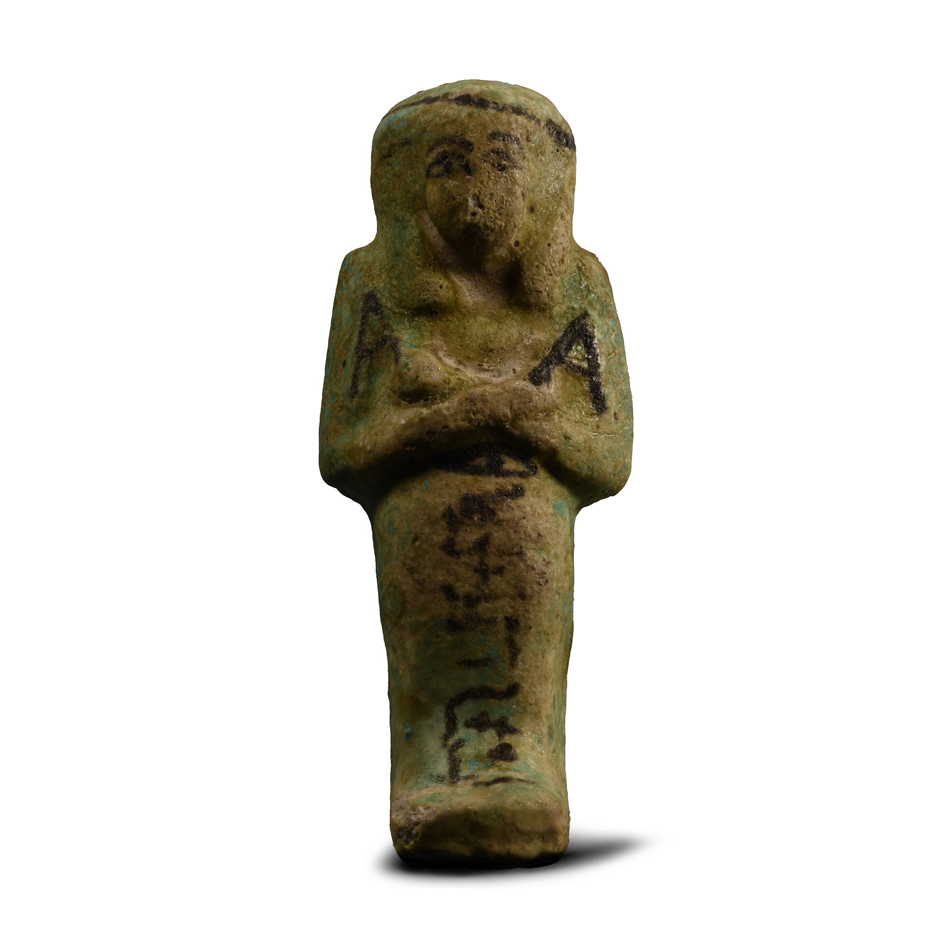 Egyptian Faience Shabti for Nes-Khonsu