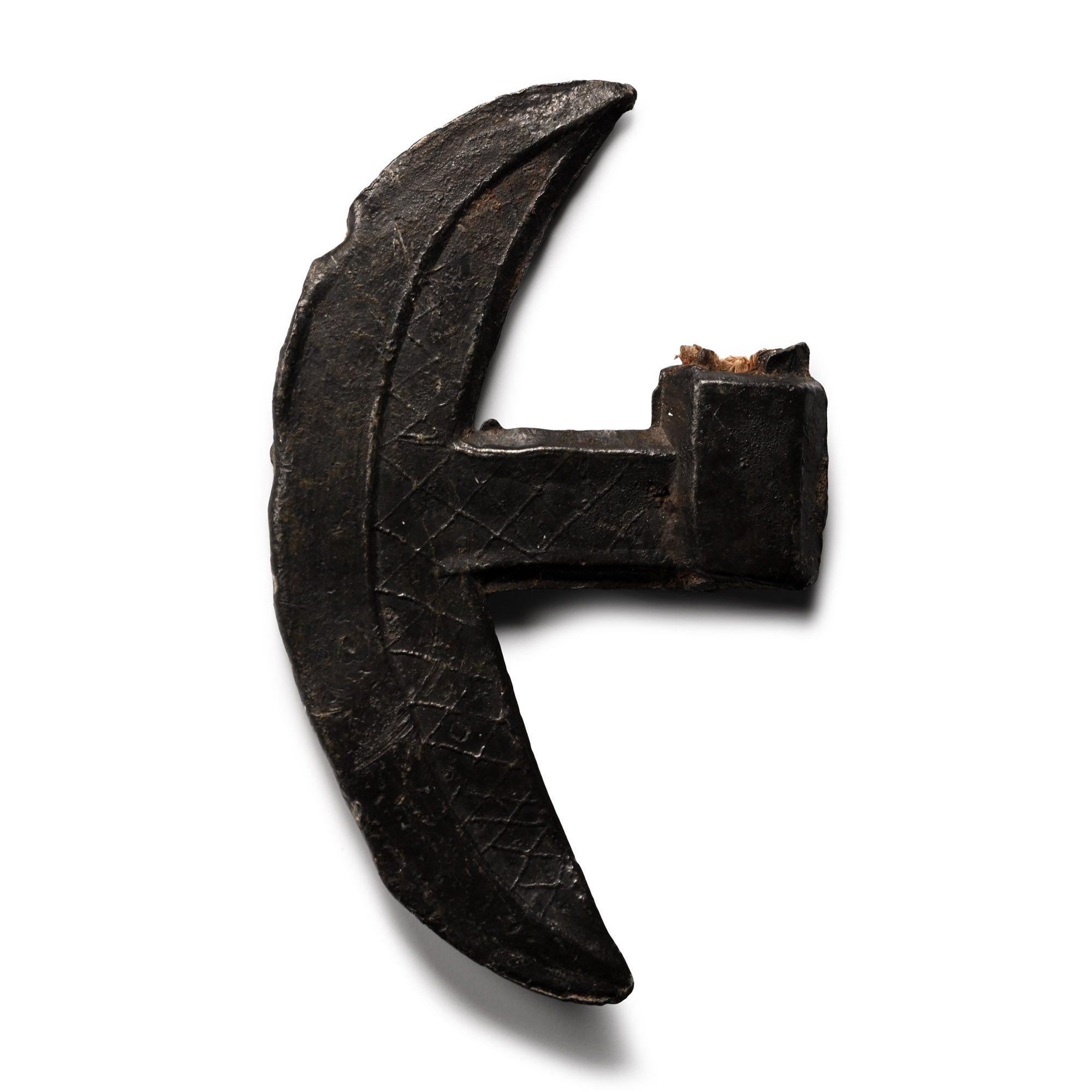 Medieval Pewter Miniature Axehead
