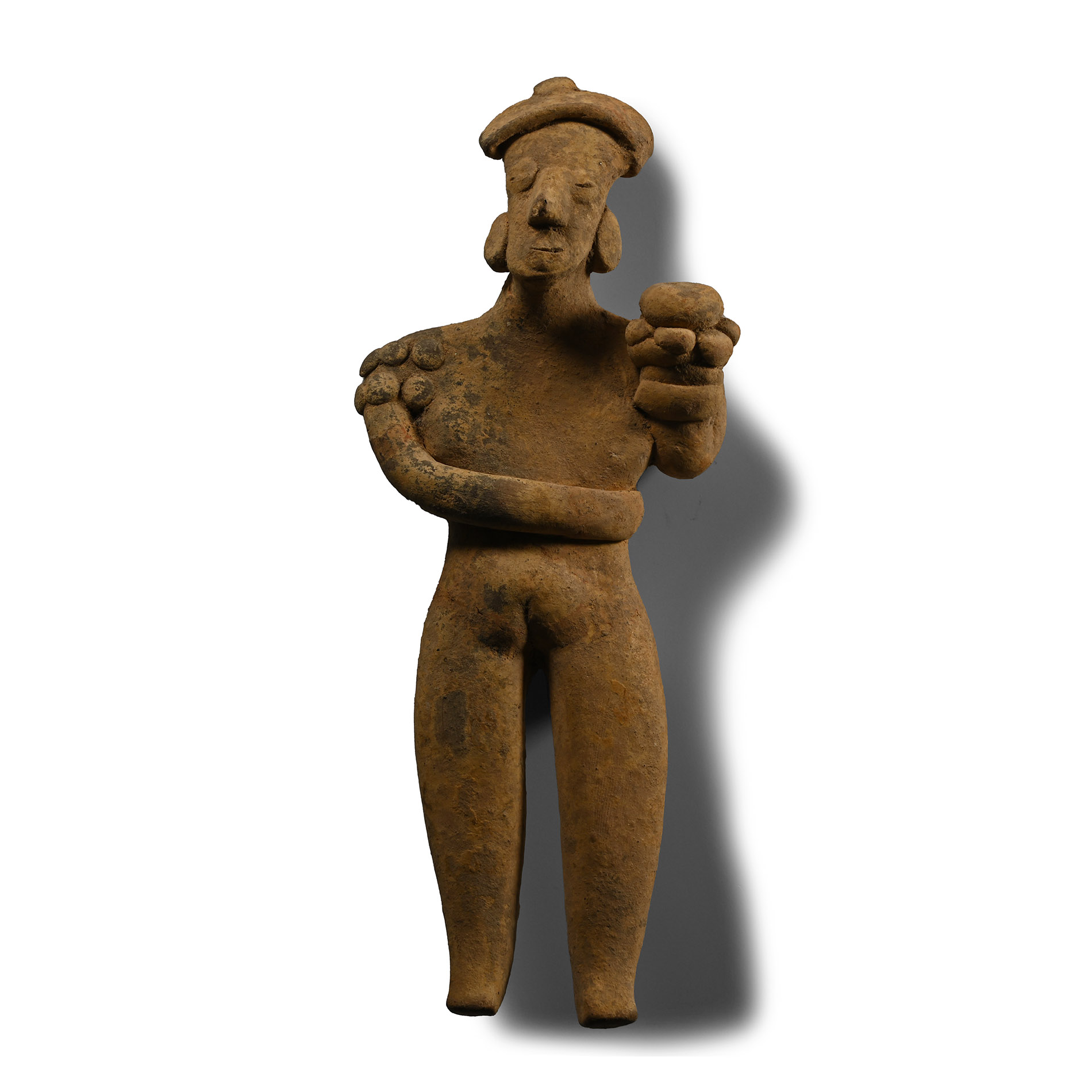 Pre-Columbian Terracotta Colima Standing Female