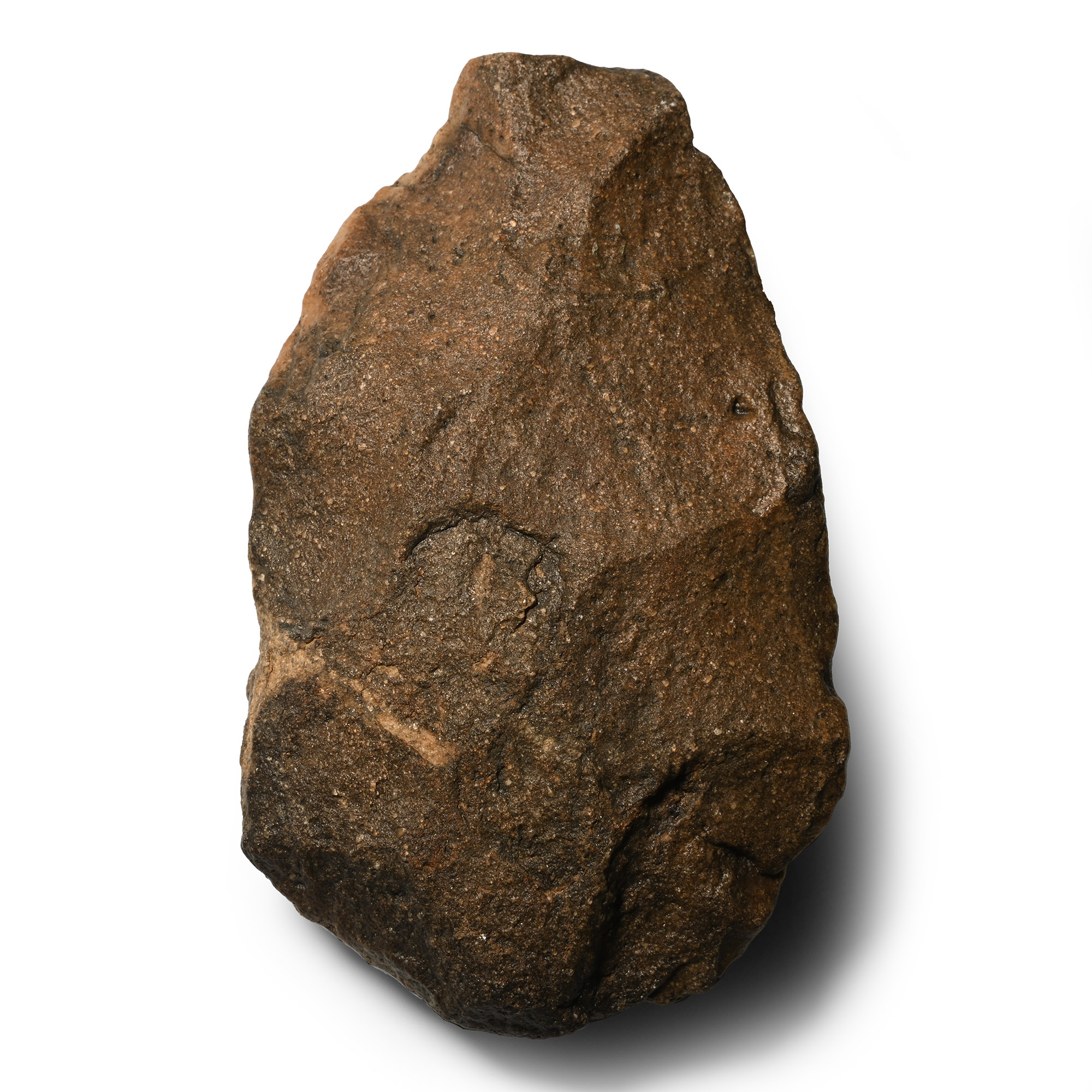 Stone Age 'Homo Erectus' Dark Red Quartzite Acheulean Handaxe