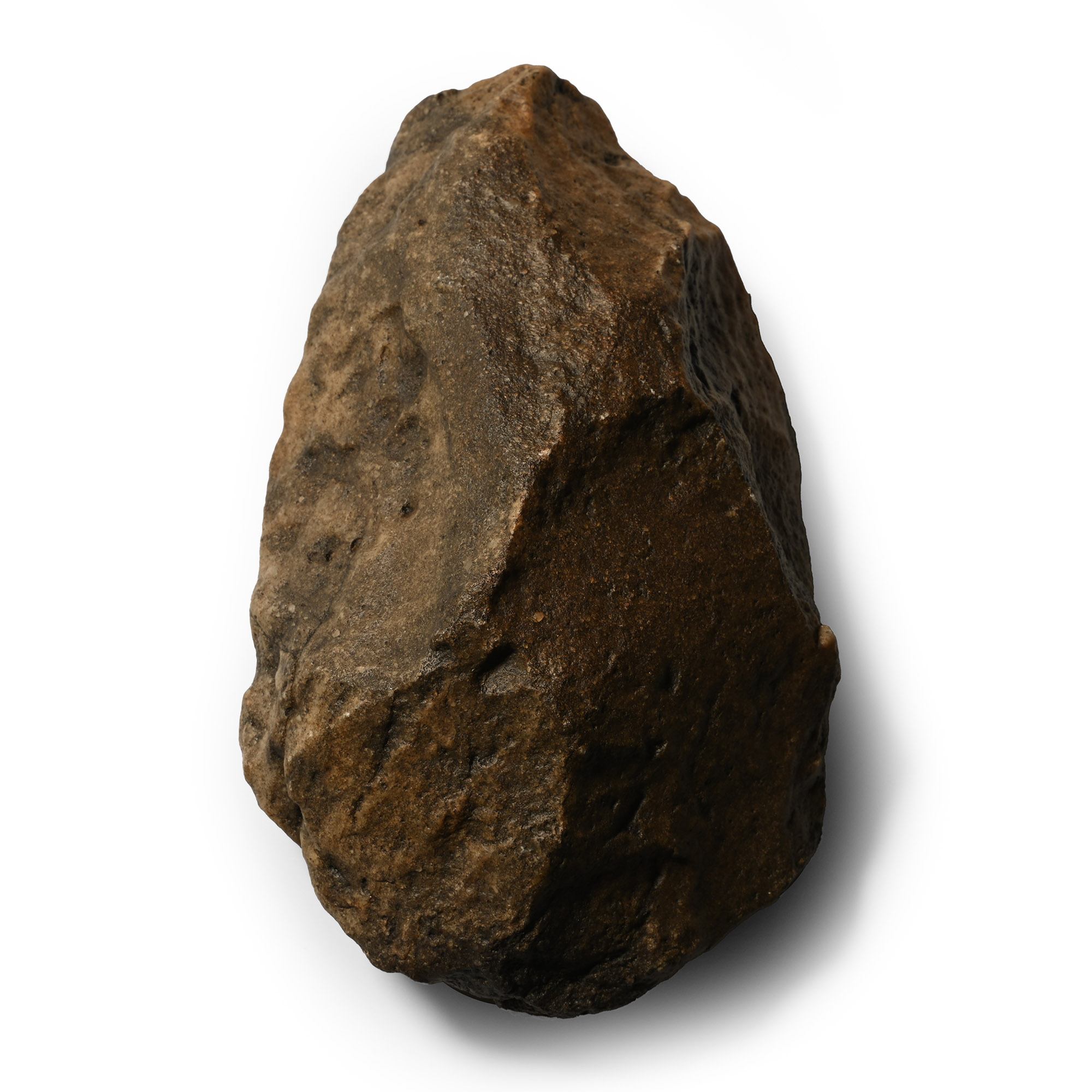 Stone Age 'Homo Erectus' Dark Red Quartzite Acheulean Handaxe