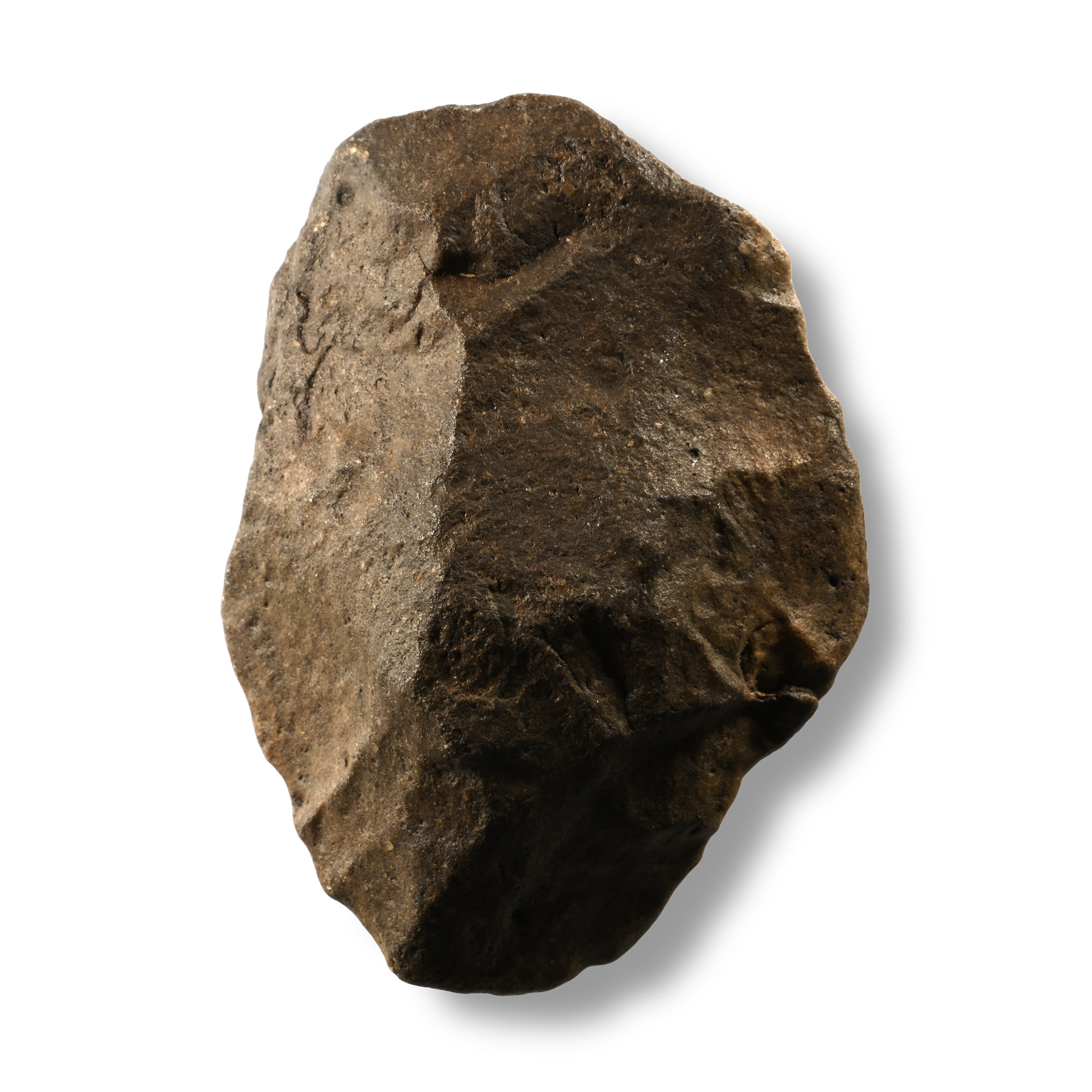 Stone Age 'Homo Erectus' Dark Red Quartzite Acheulean Handaxe