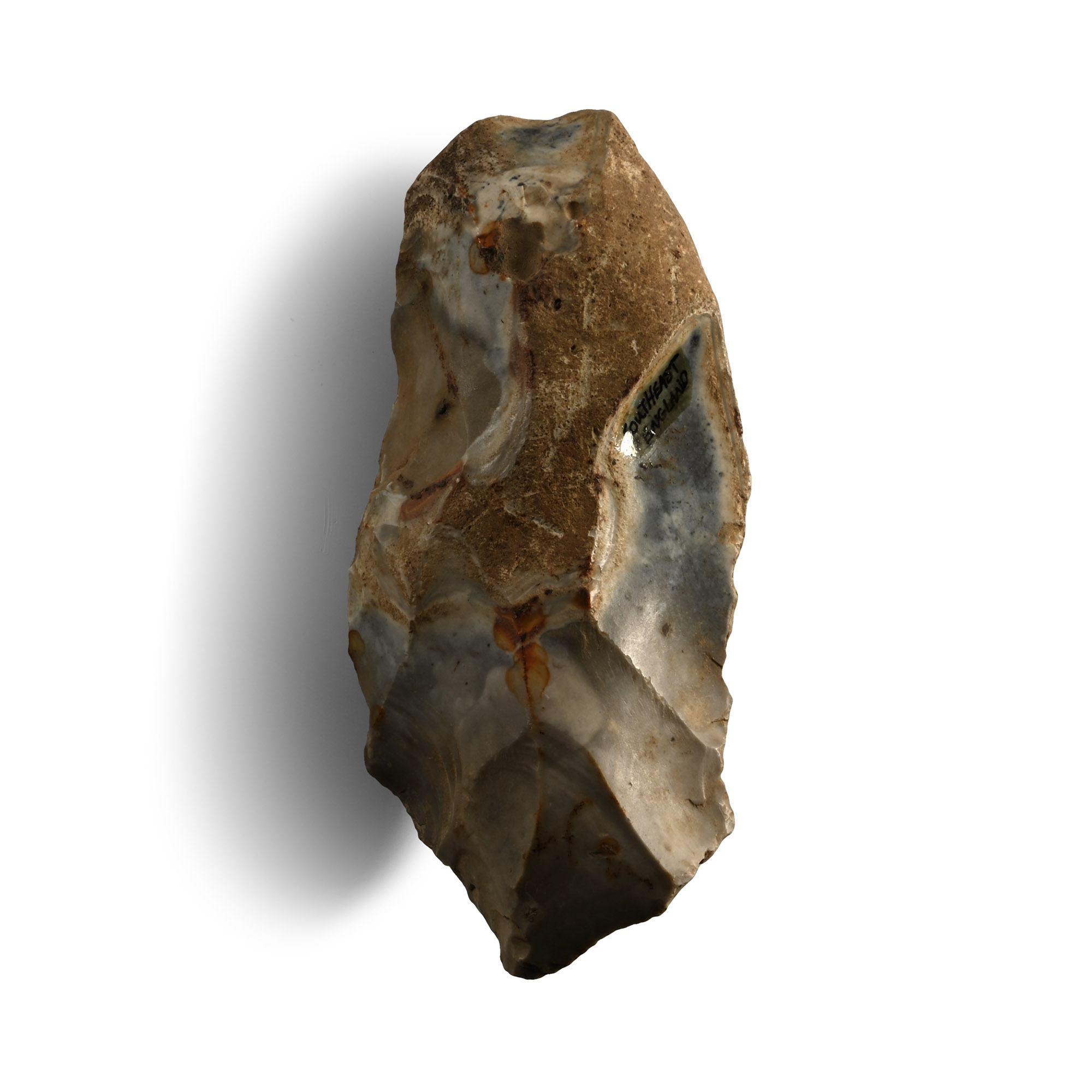 Stone Age British Knapped Flint Tranchet Axe