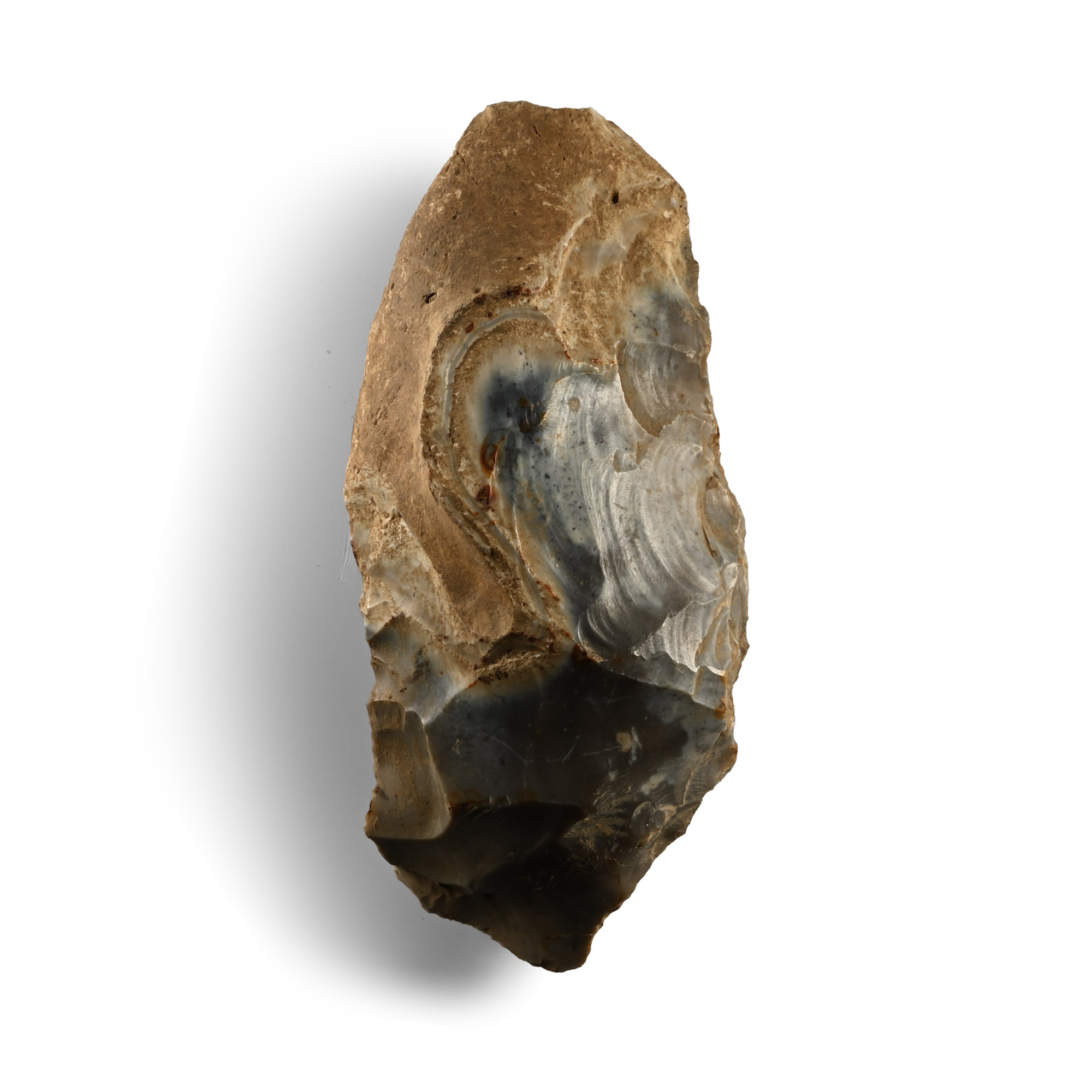 Stone Age British Knapped Flint Tranchet Axe