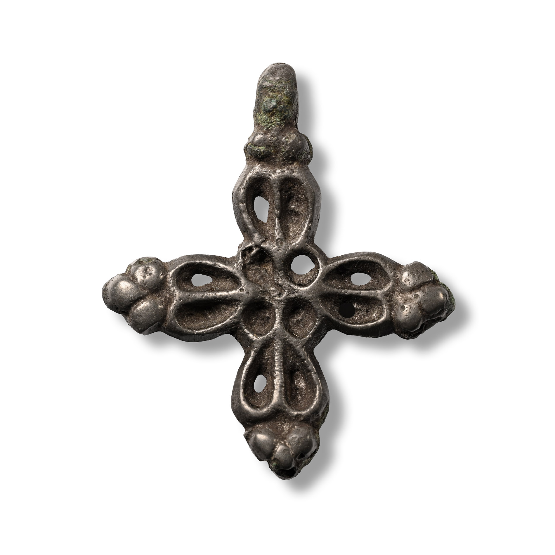 Viking Age Bronze Cross Pendant