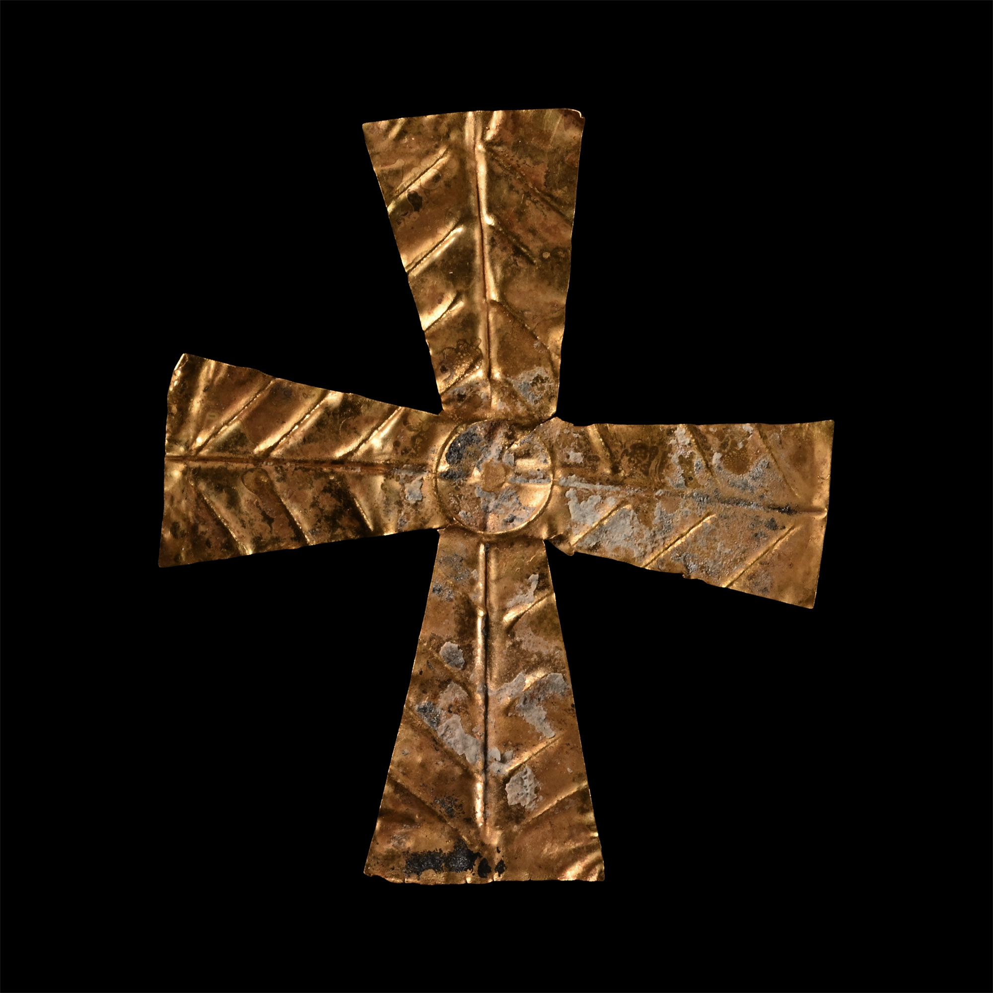Byzantine Gold Cross Appliqué