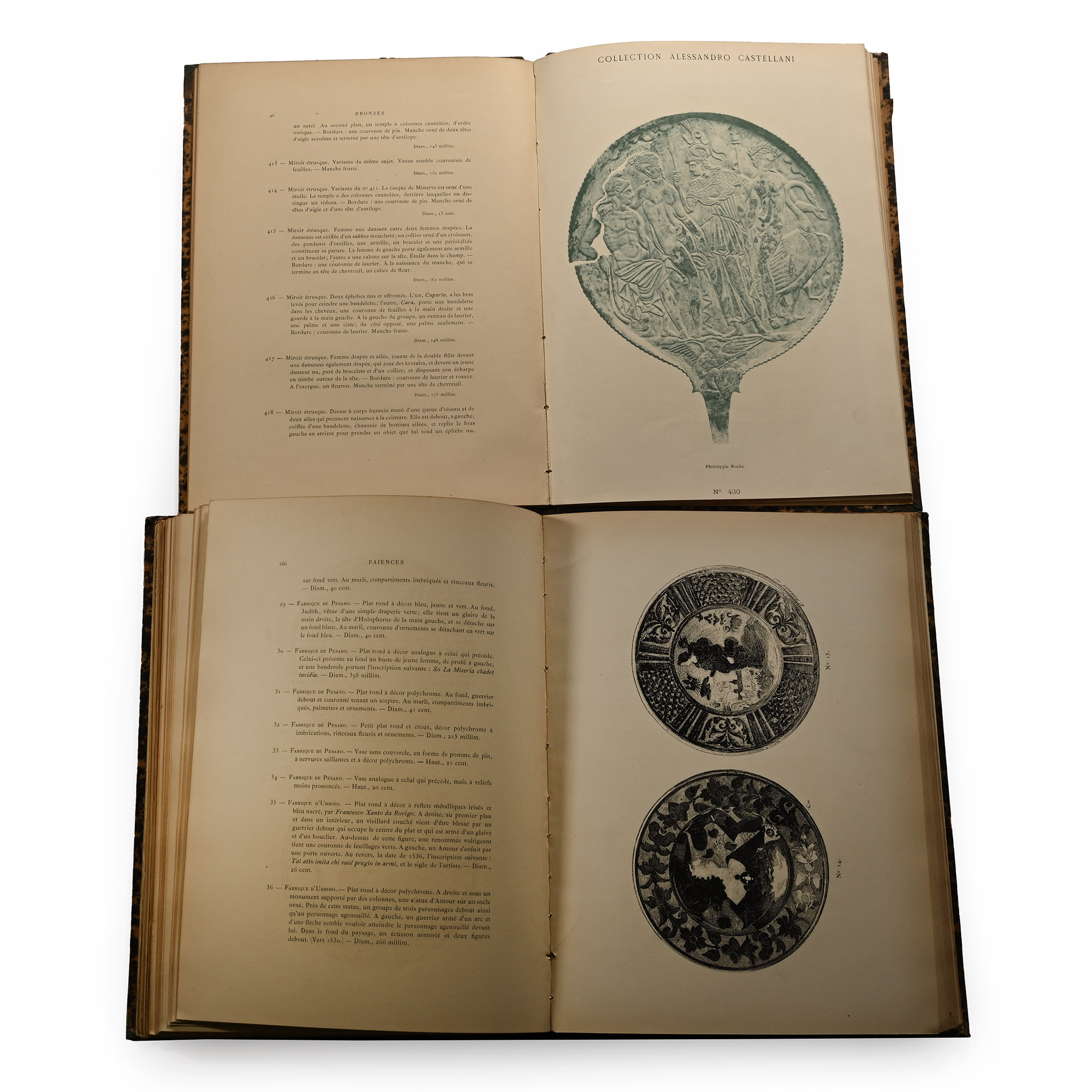 Catalogue des Objects D'Art - Antiques Du Moyen-Age et de la Renaissance - Alessandro Castellani - Paris & Rome (2 Vols)