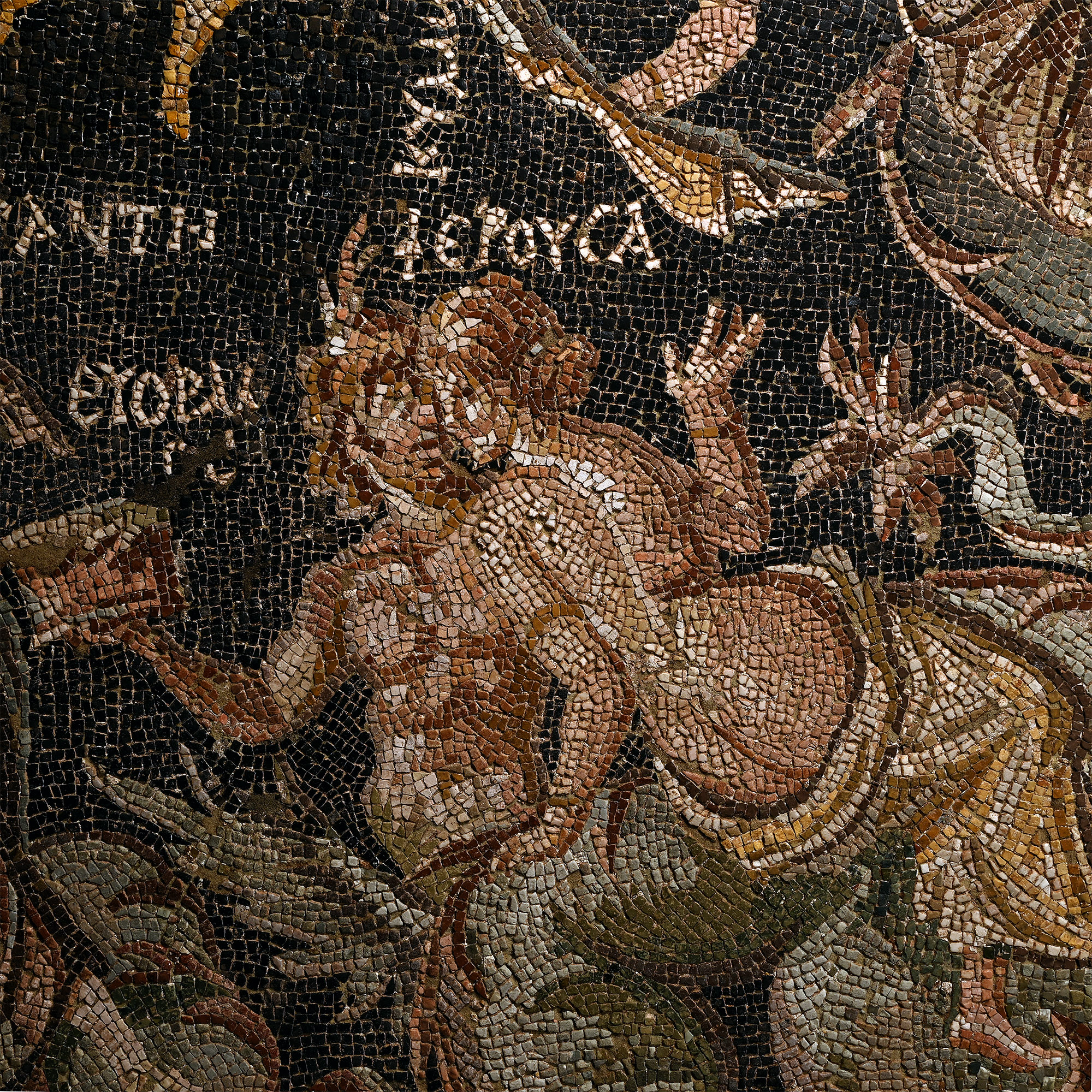 Roman Mosaic Depicting Nereids and Tritons