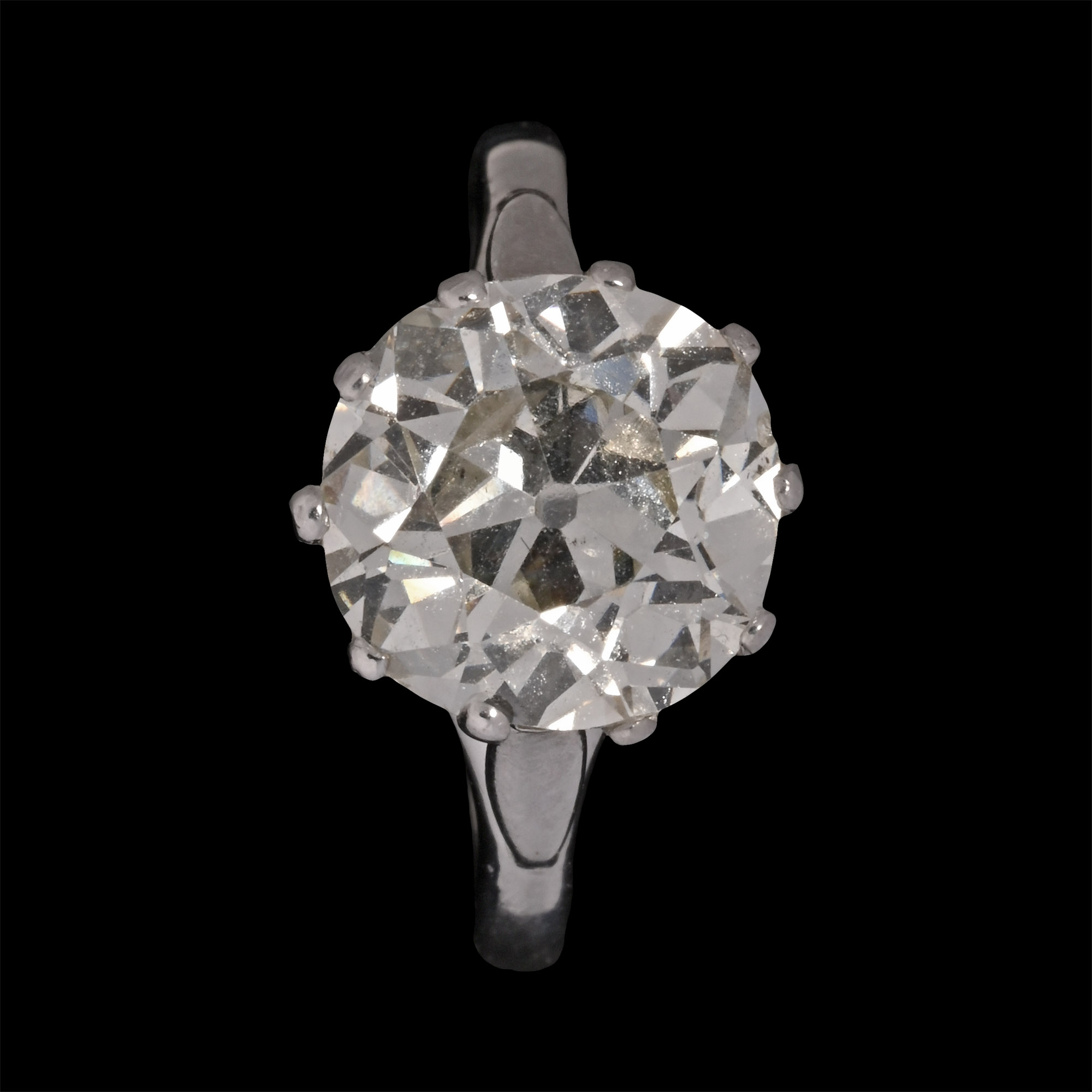 3.2 Carat Diamond Solitaire White Gold Ring