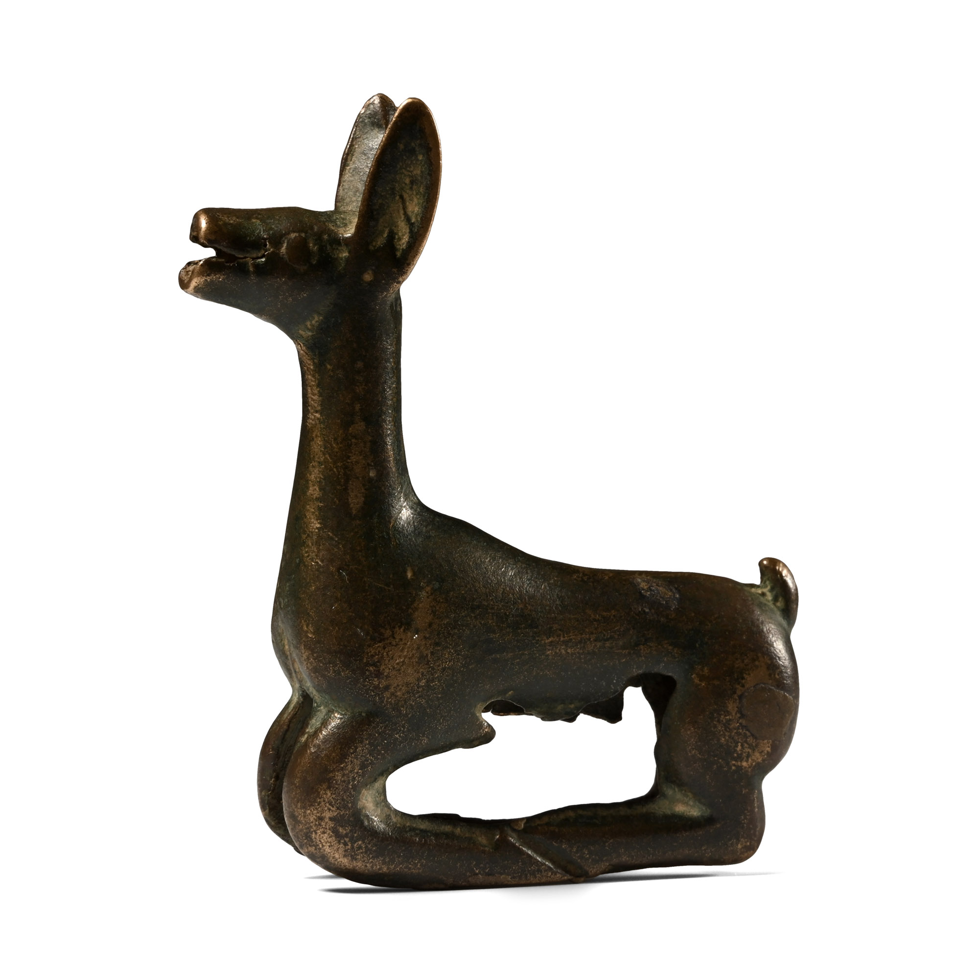 Ordos Bronze Deer Statue