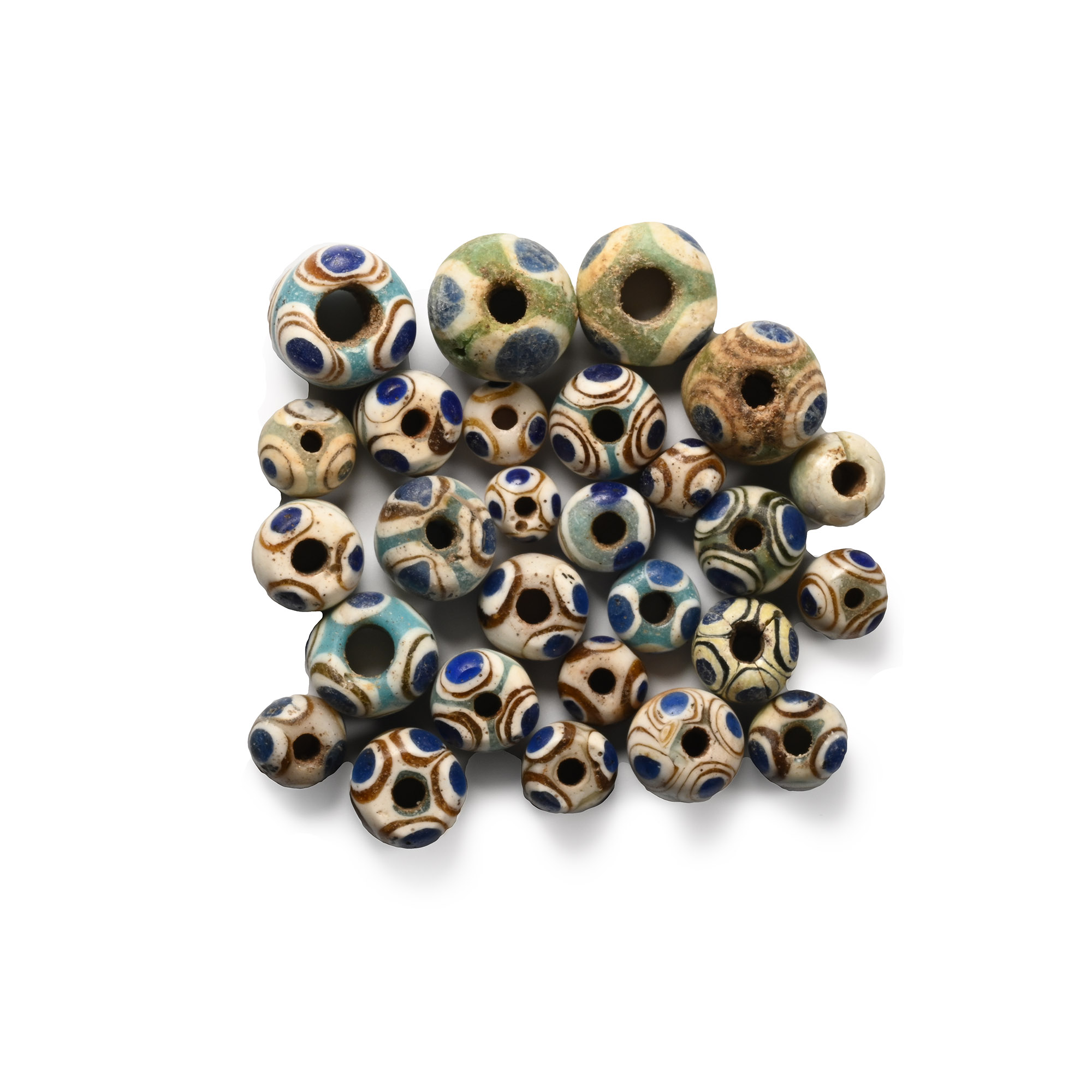 Western Asiatic Mosaic Glass Bead Collection