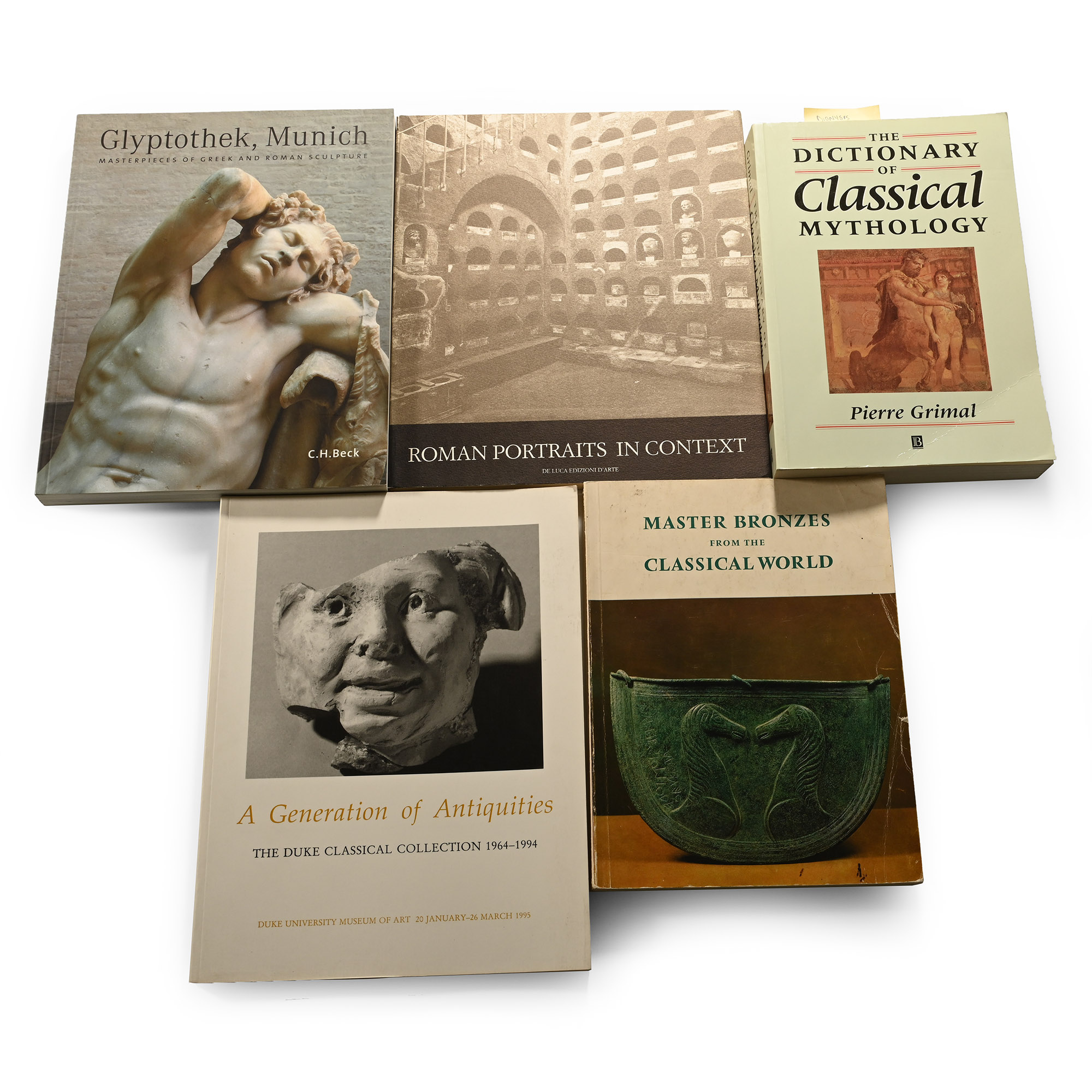 A Collection of Books on Classical and Roman Ancient Art - 5 Titles