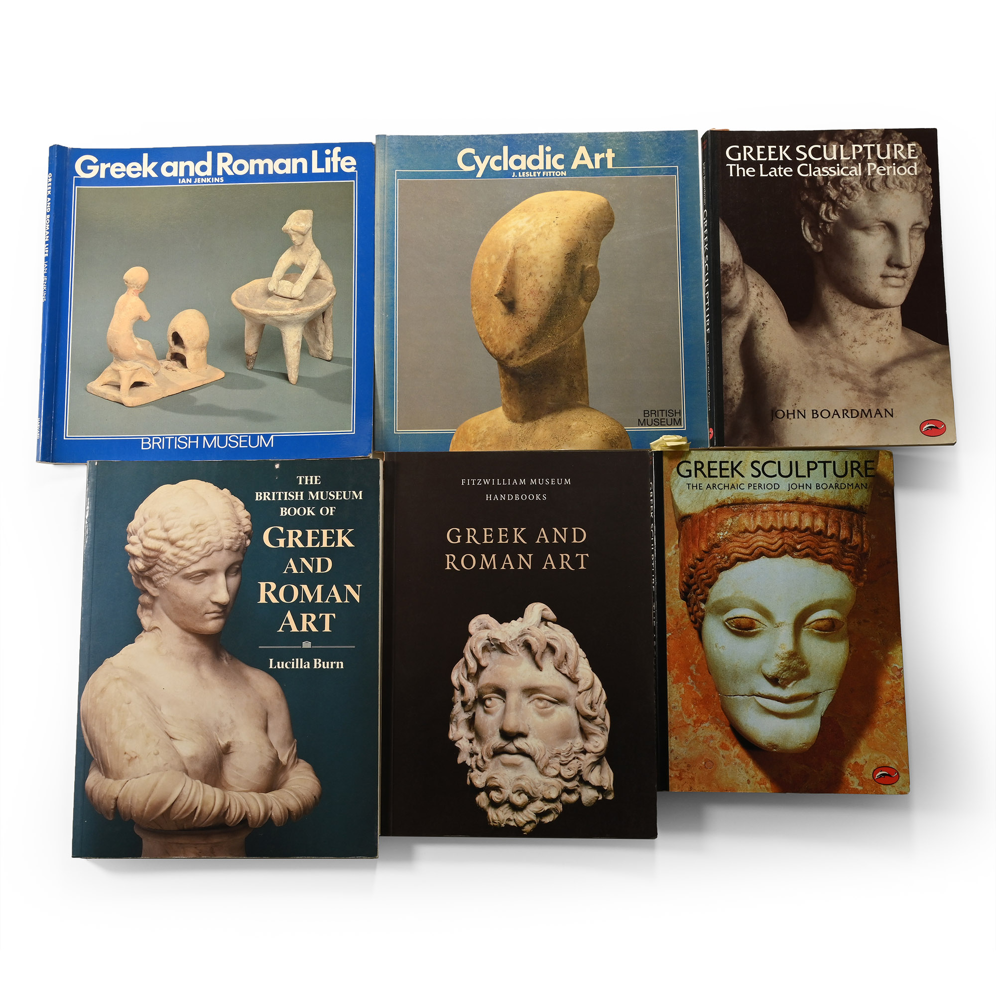 A Collection of Books on Greek Ancient Art - 6 Titles