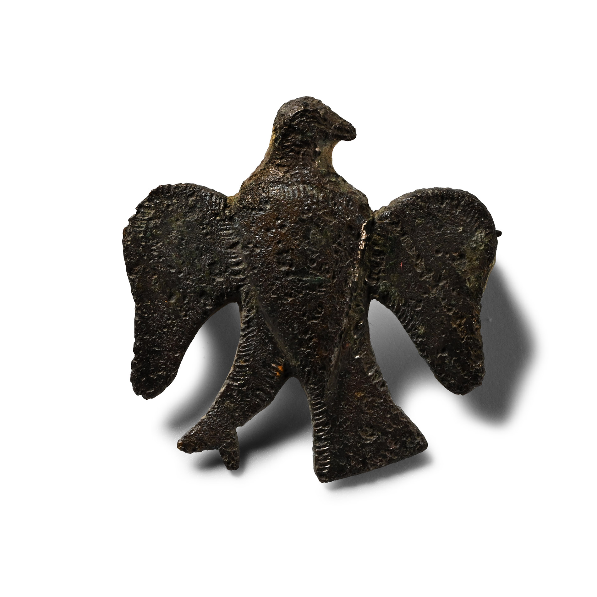 Roman Tinned Bronze Spread-Eagle Brooch