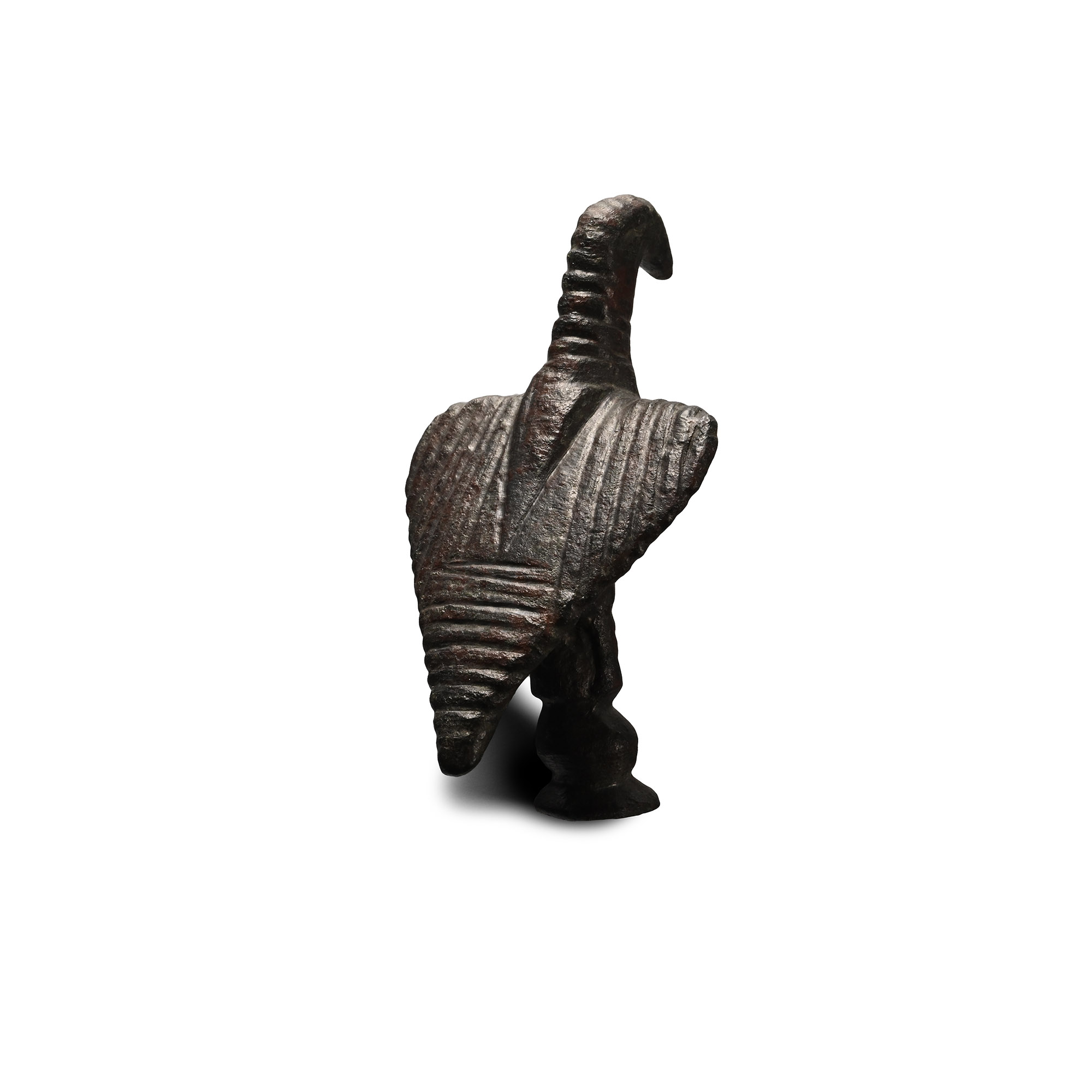 Late Roman Bronze Eagle Statuette
