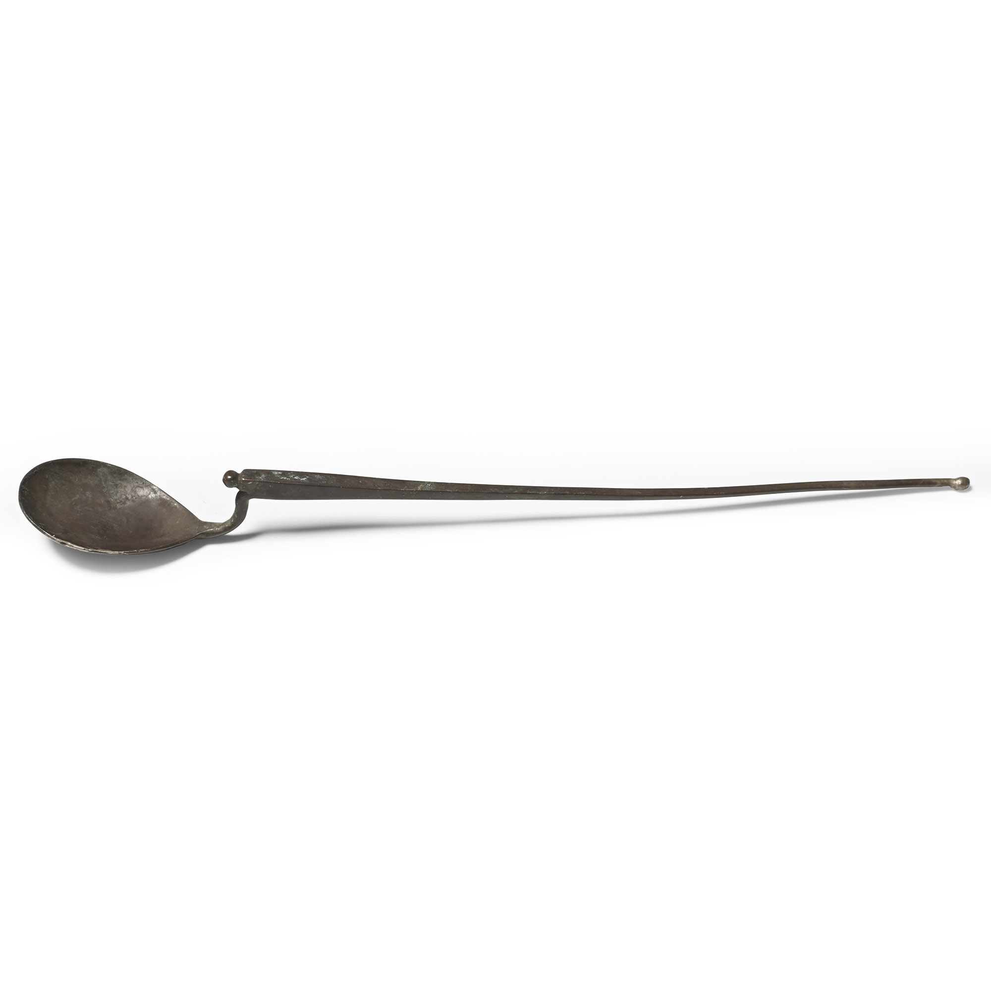 Roman Silver Swan-Necked Ligula Spoon