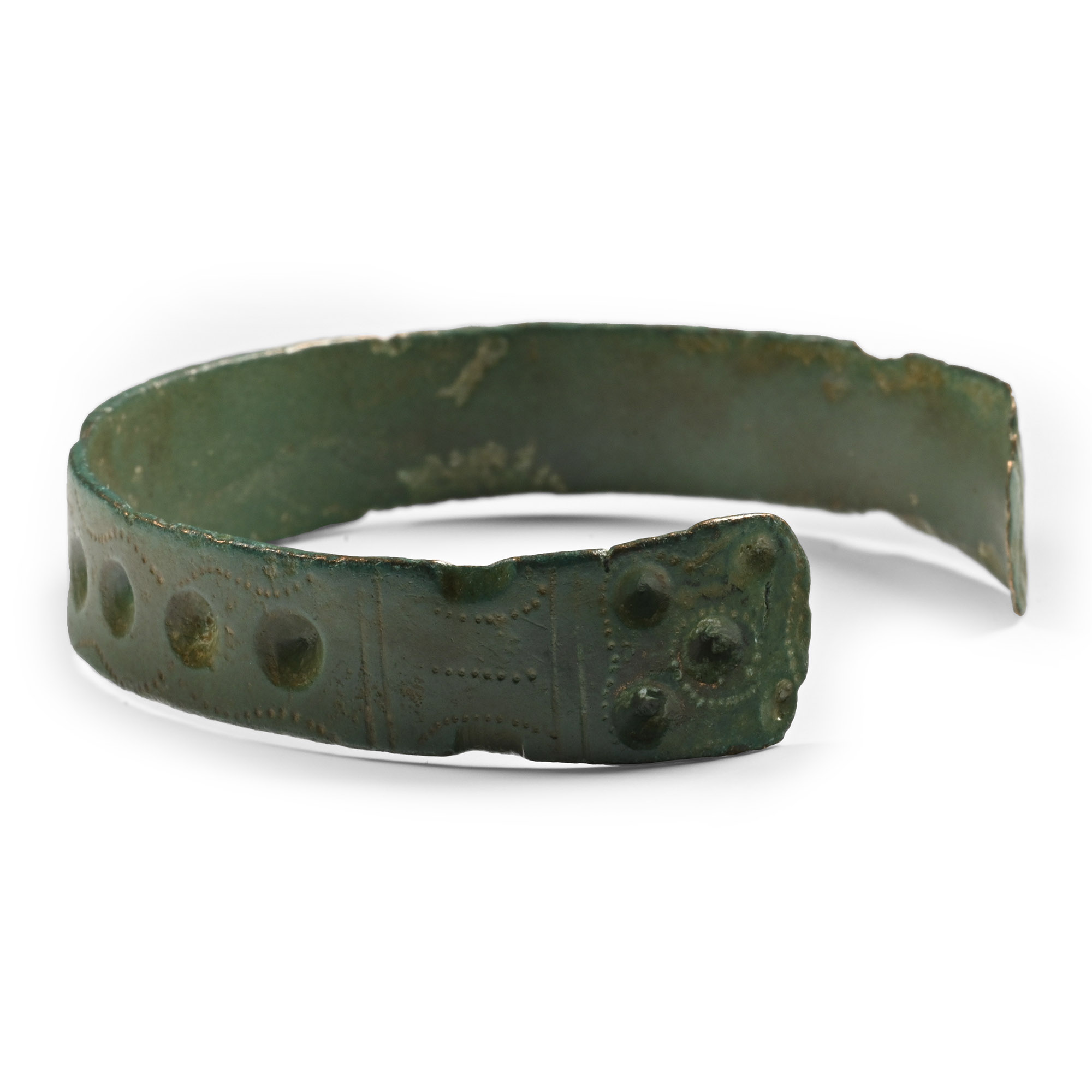 Roman Decorated Bronze Bracelet