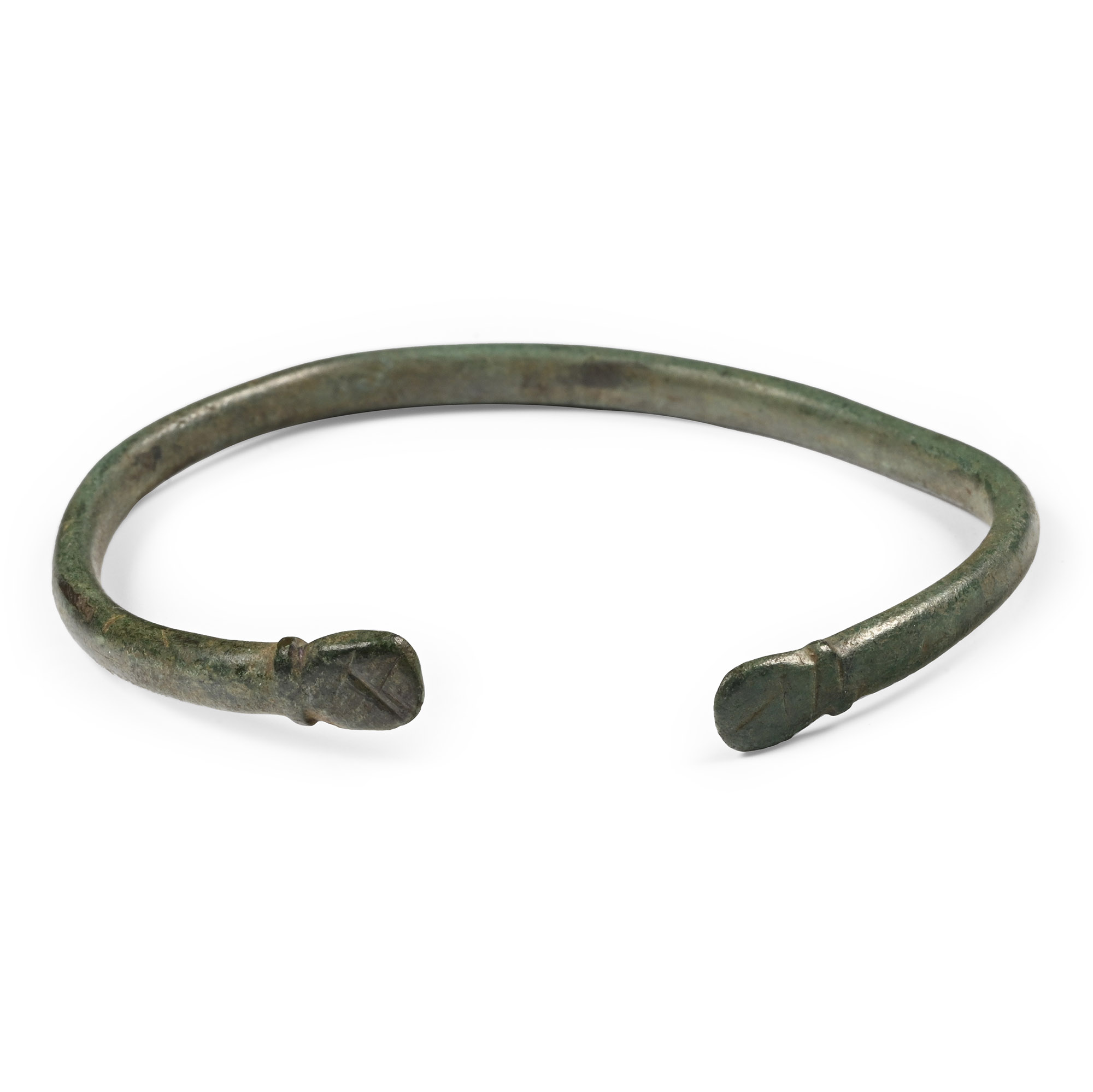 Roman Decorated Bronze Bracelet