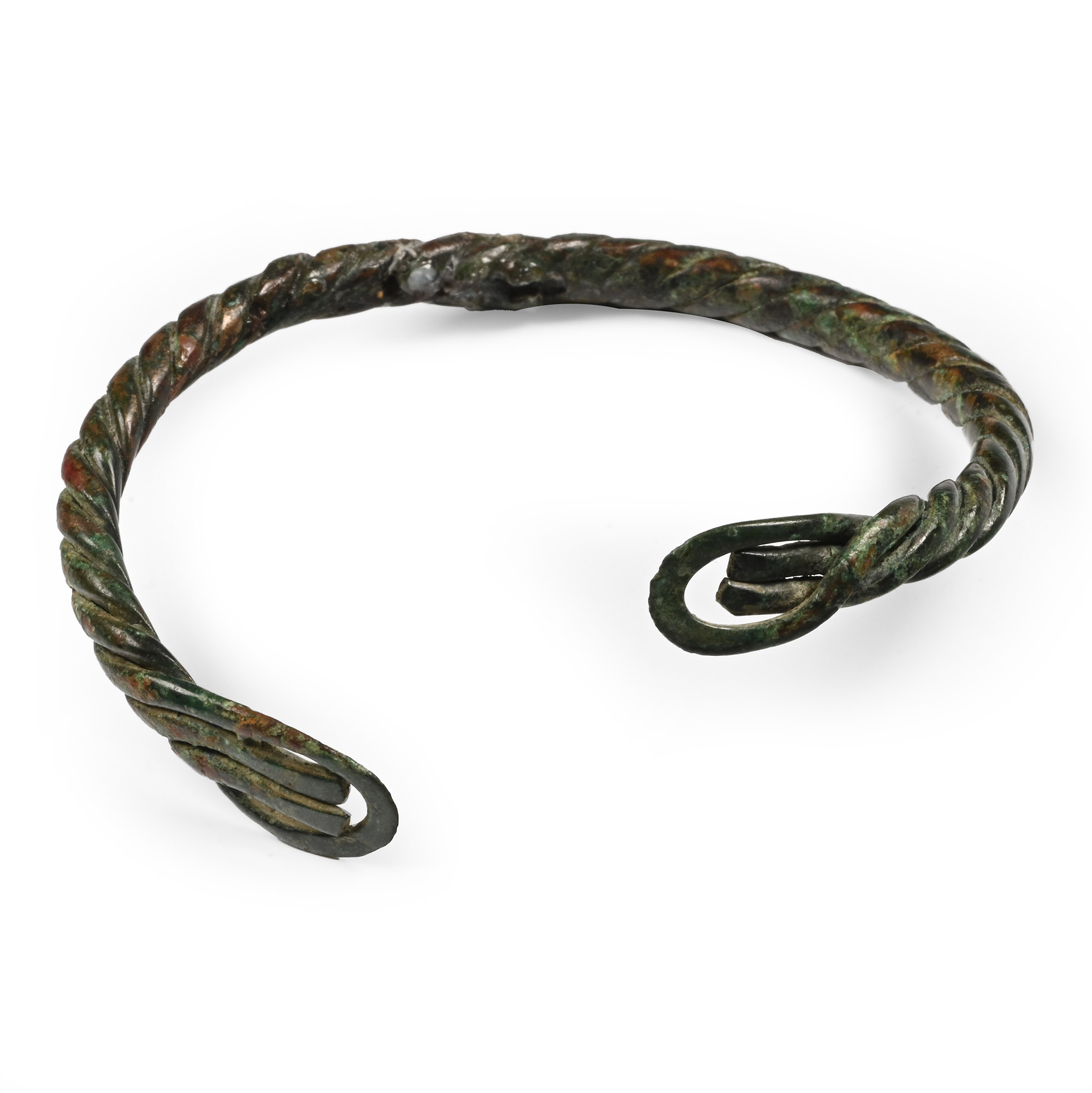 Viking Age Bronze Twisted Wire Bracelet