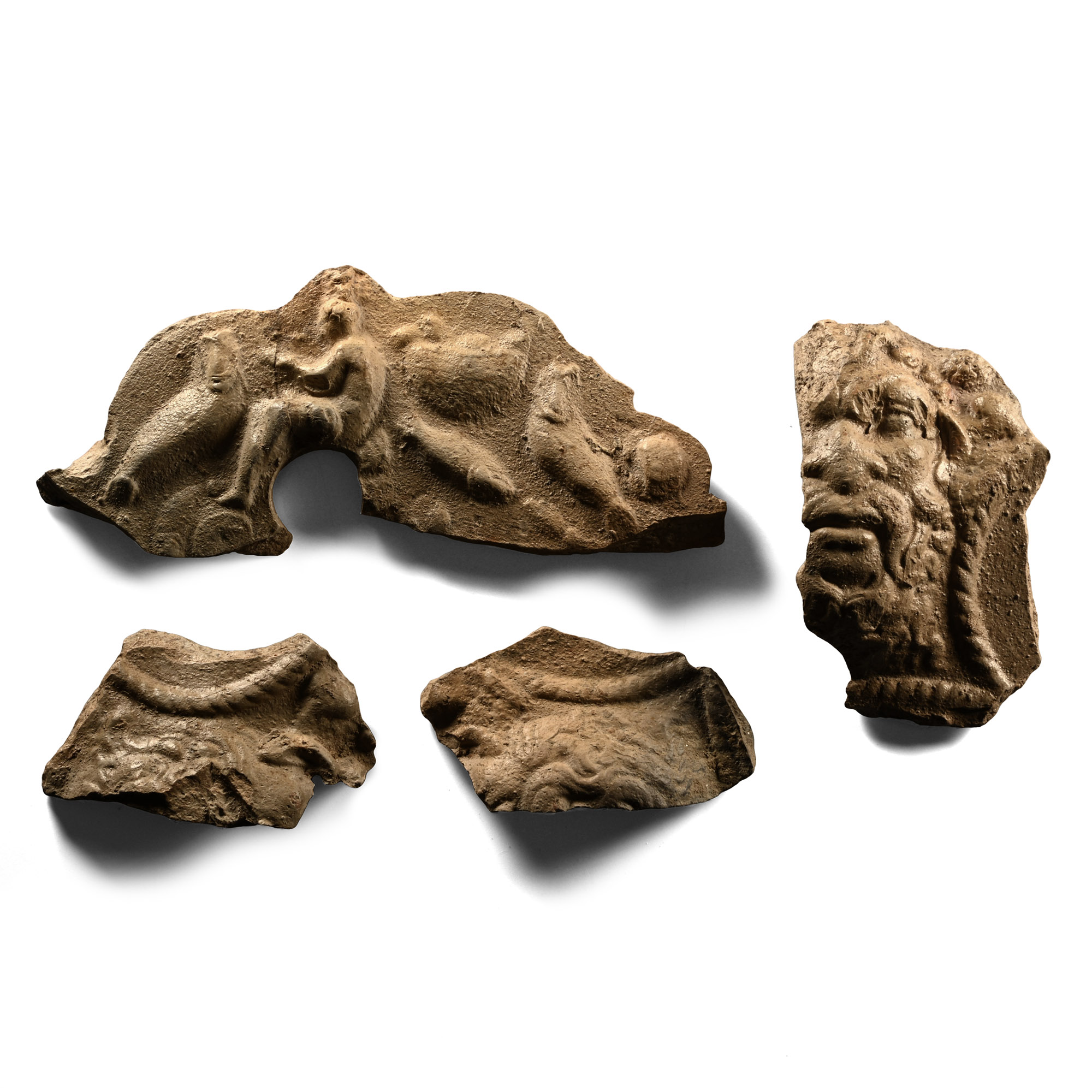 Roman Terracotta Vessel Fragment Group