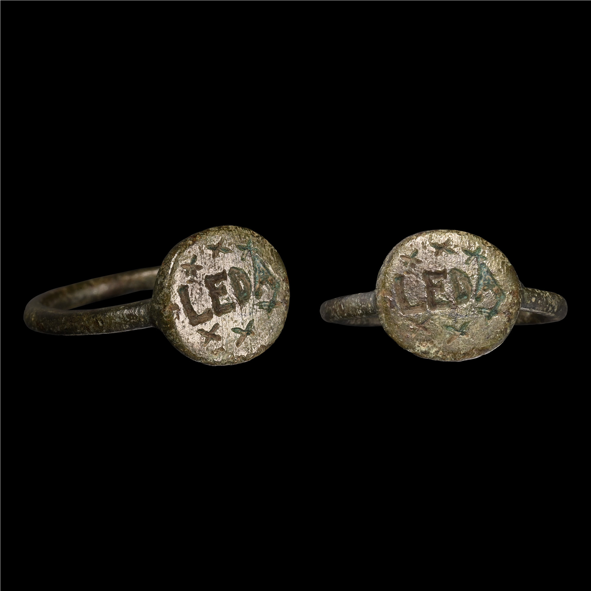 Roman Bronze Ring for LEDA