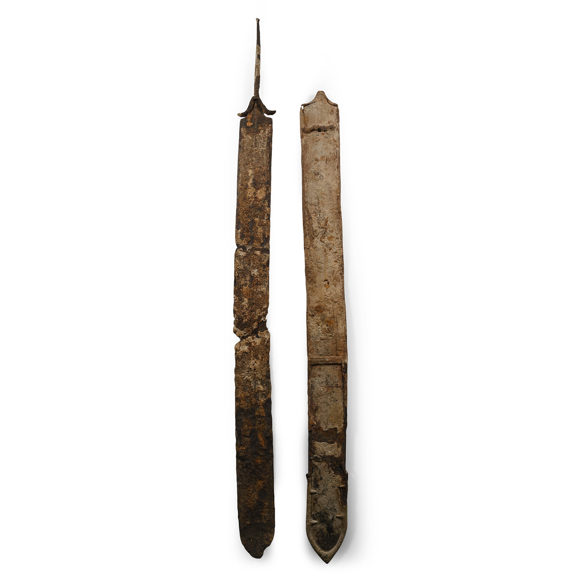 Iron Age Celtic Iron La Tene Sword with Scabbard
