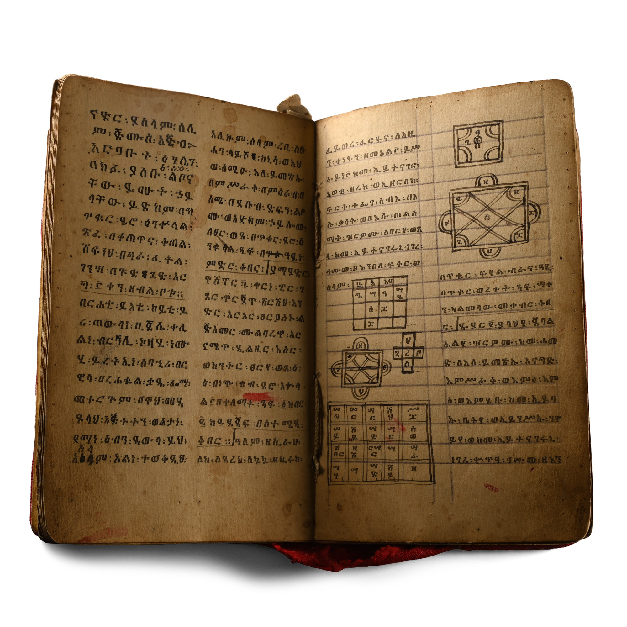 Ethiopian Vellum Manuscript of Talismanic Texts