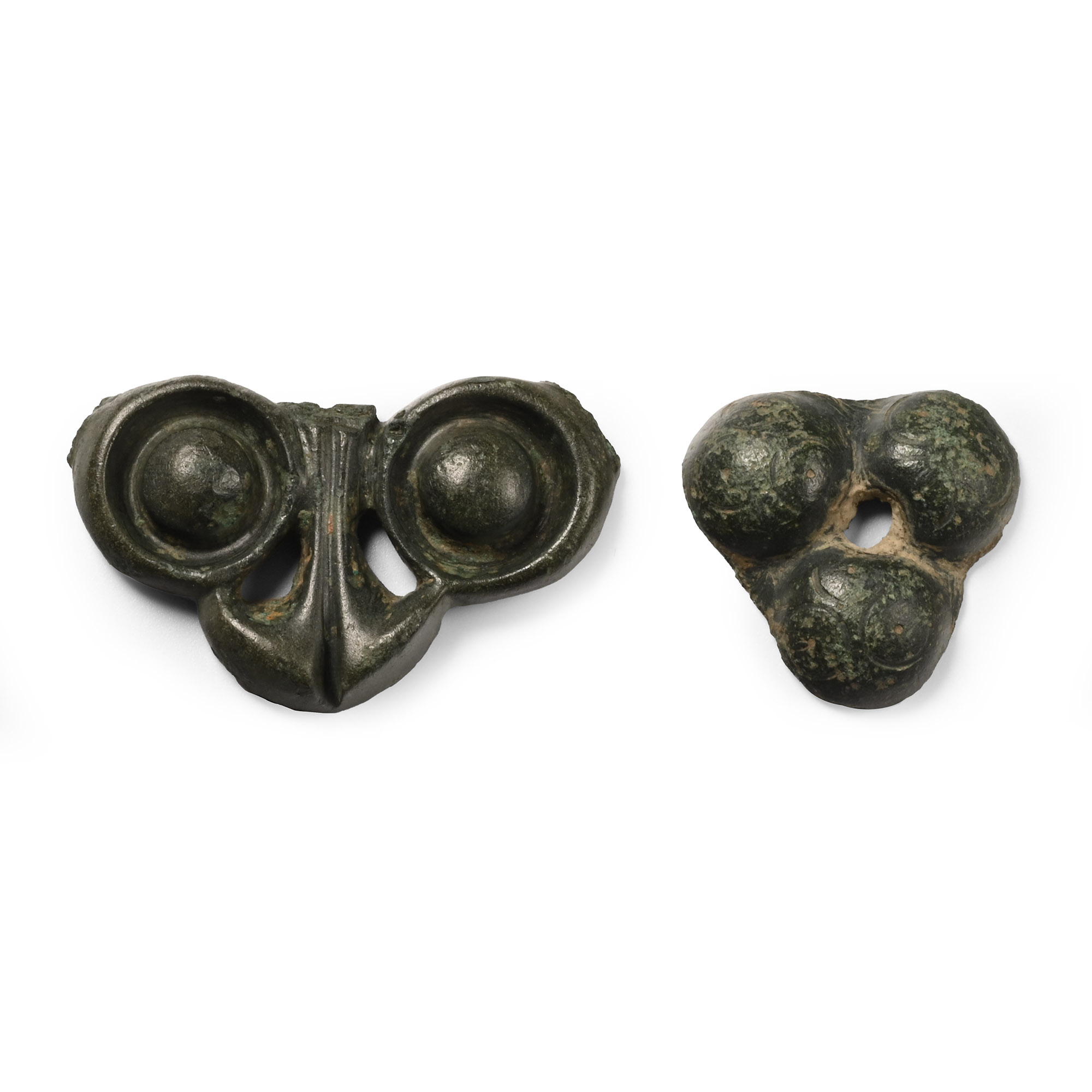 Iron Age Celtic Bronze Mount Group