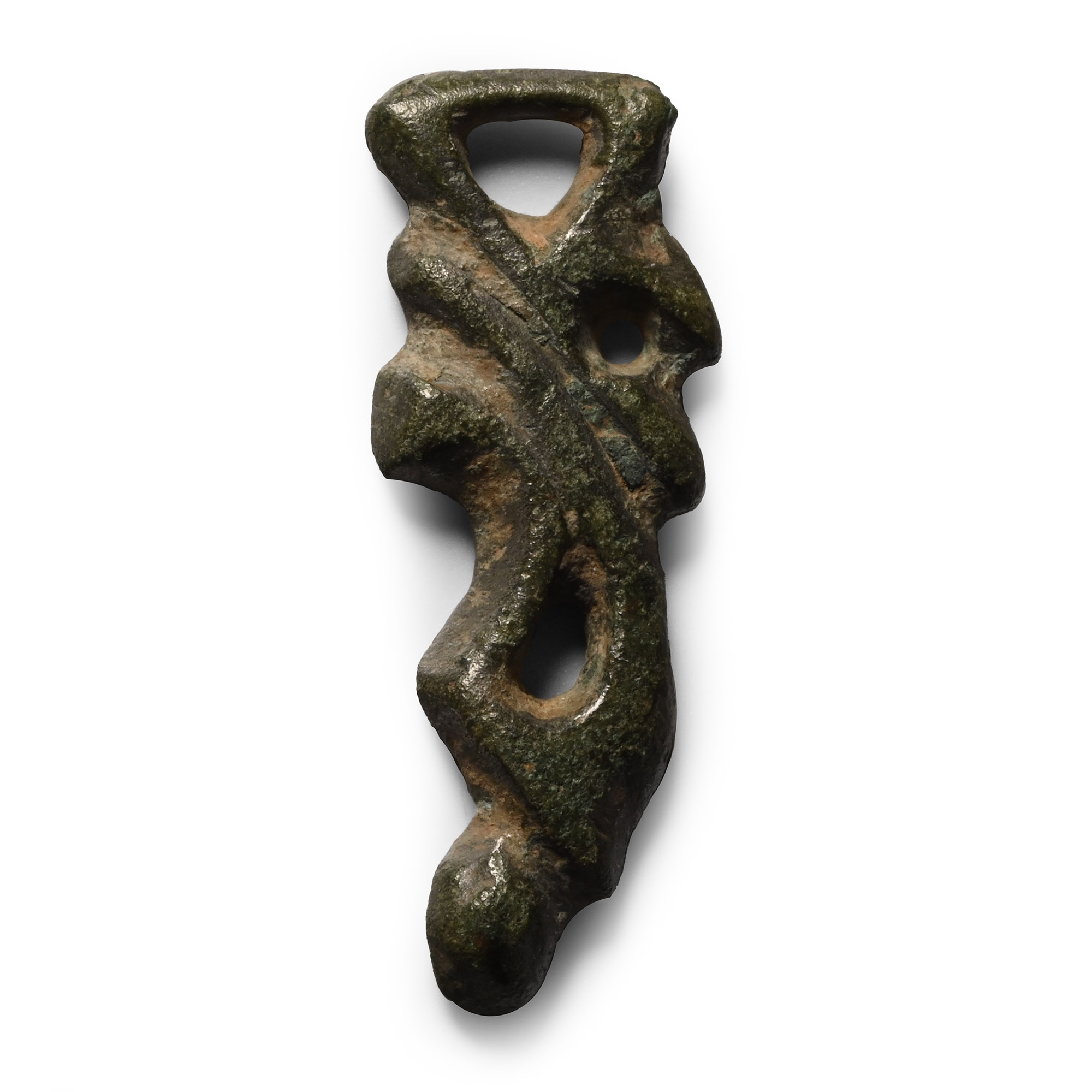 Viking Bronze Ringerike Strap End