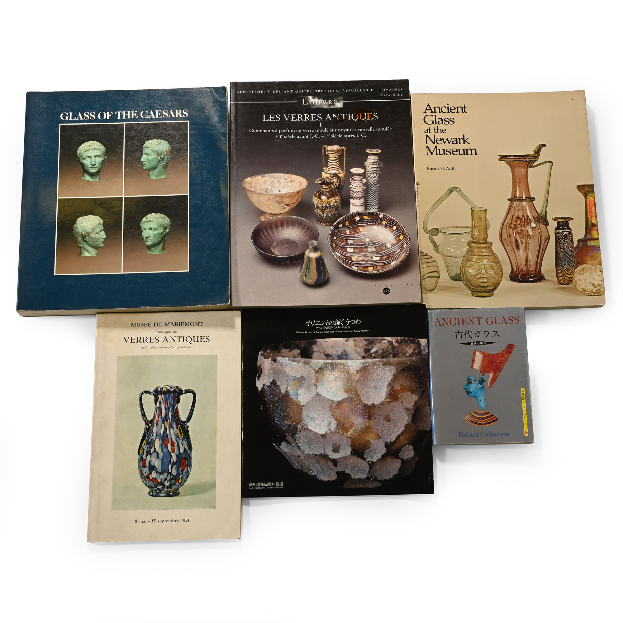 A Collection of Books on Ancient Glass - 6 Titles