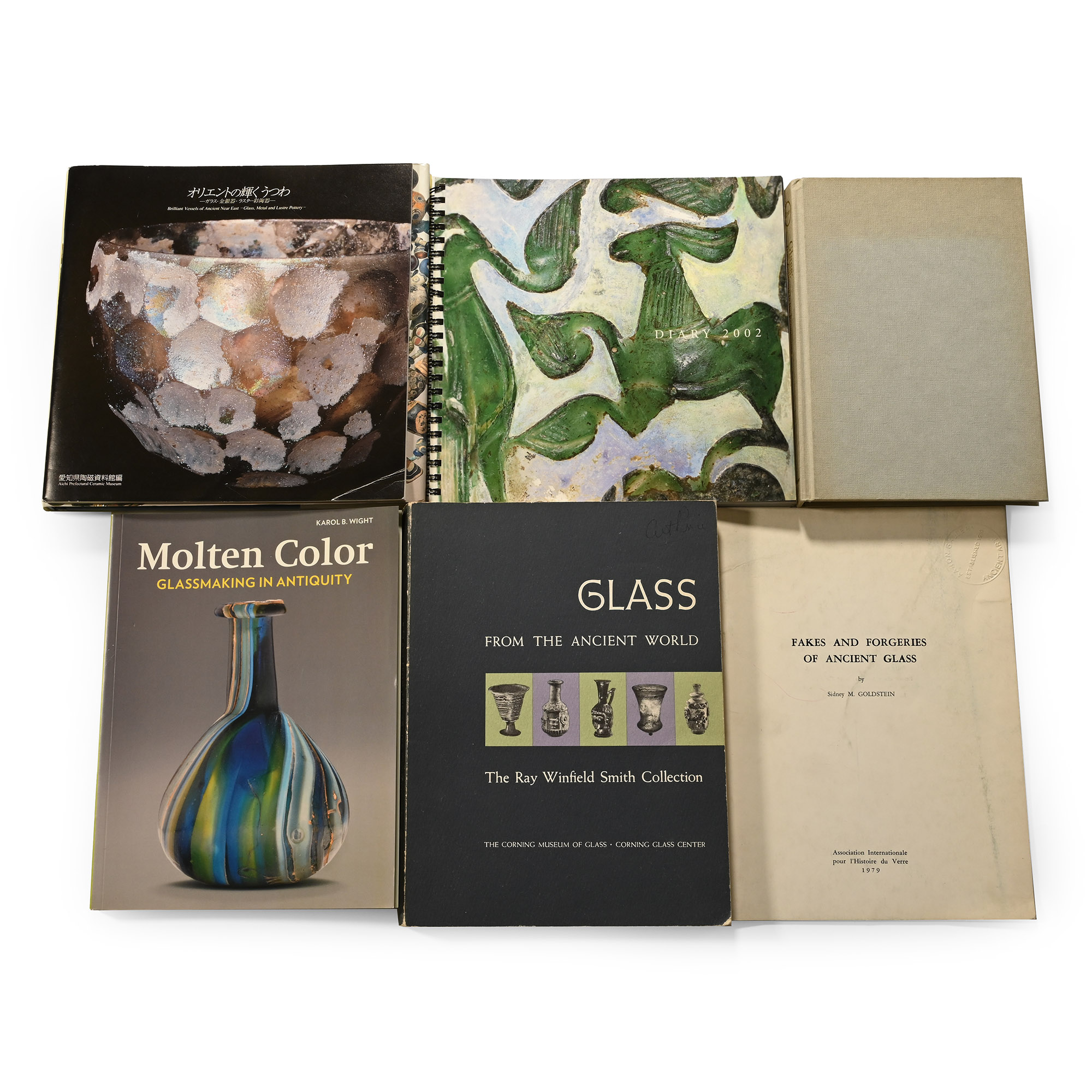 A Collection of Books on Ancient Glass - 7 Titles