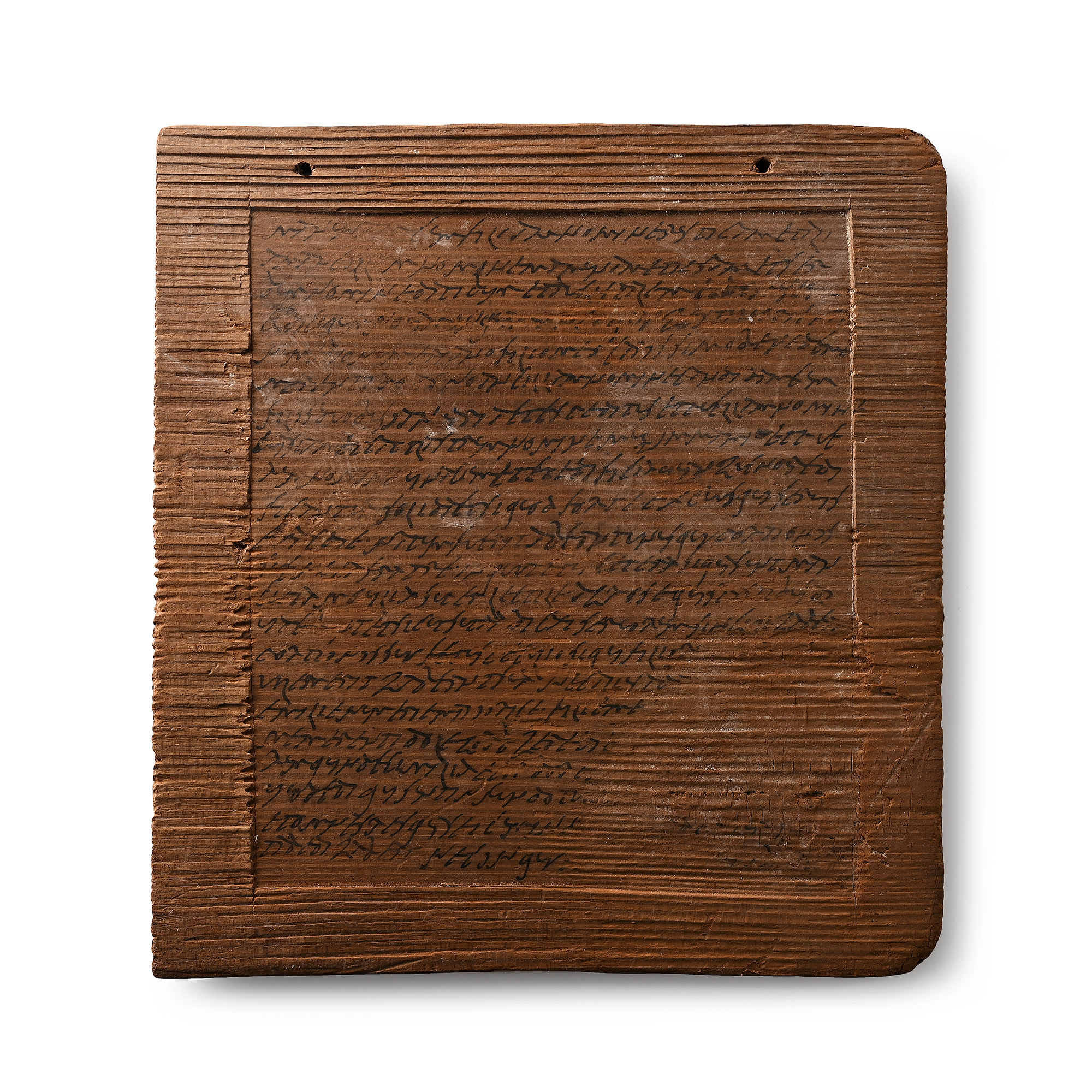 Roman Inked Wooden Tablet with Testamentary Dispositions of Emilius Vernucius