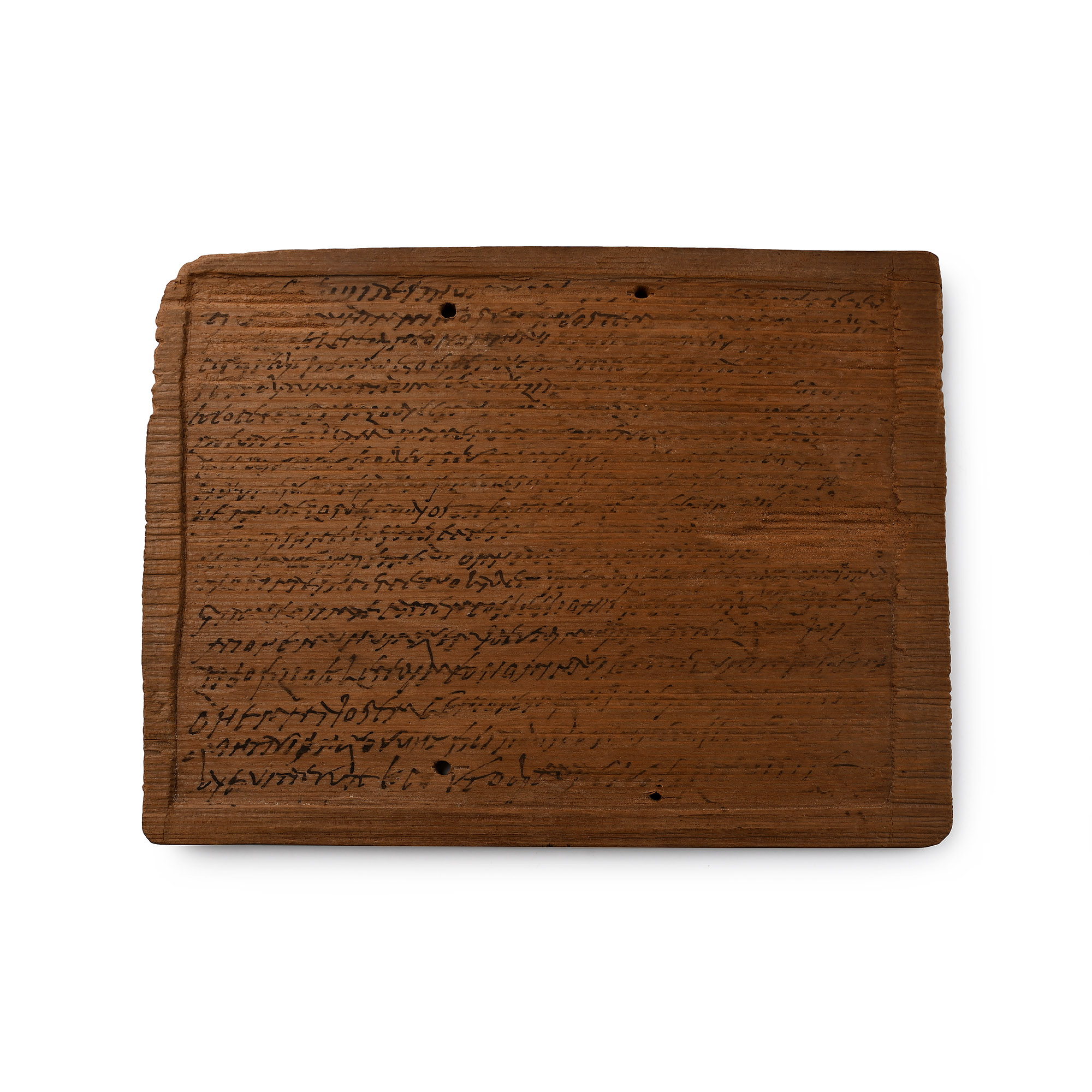 Roman Wooden Tablet from the Will of the Father of Iulia Ianuaria Made on the Goretiano Estate in the Province of Byzacena