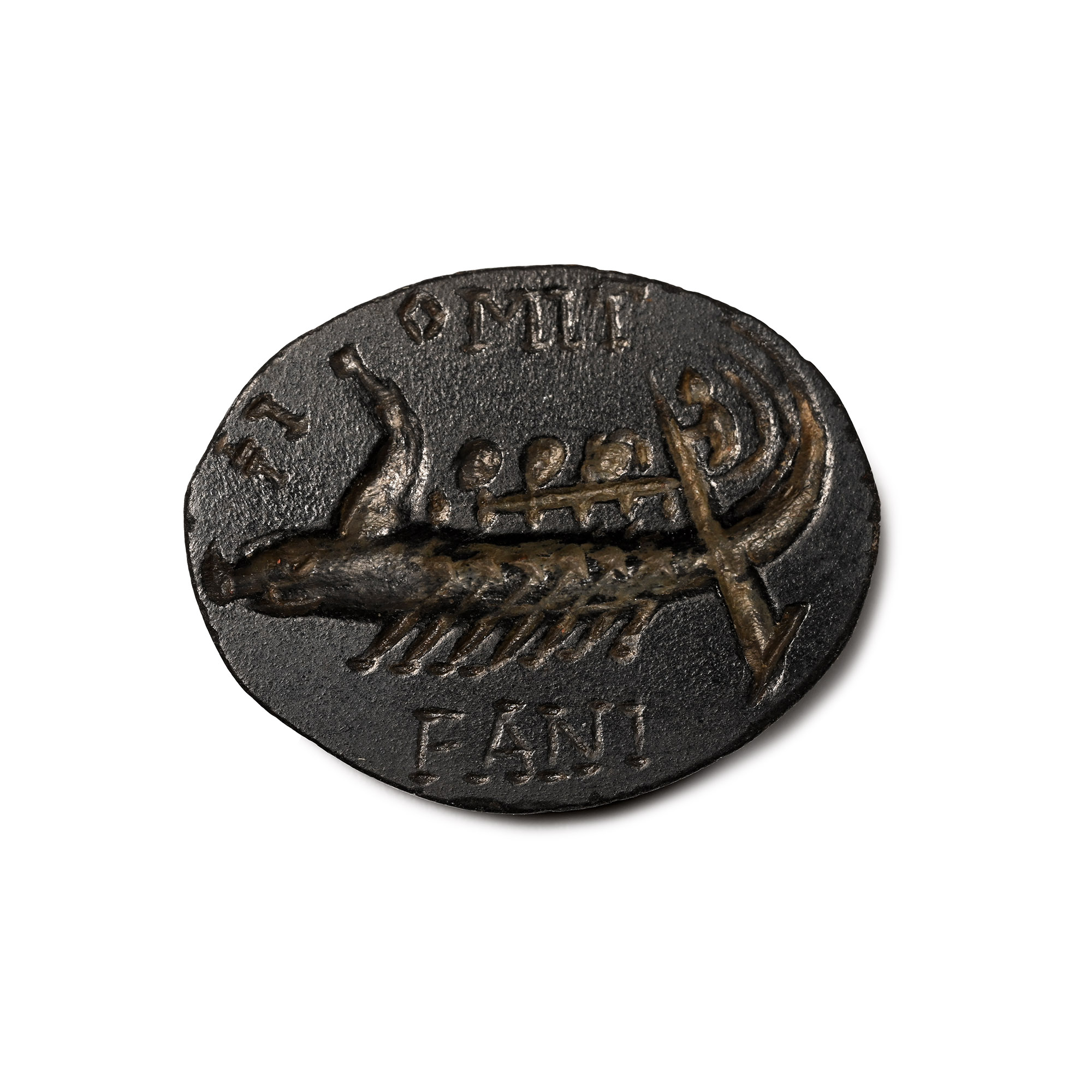 Roman Style Gemstone with Galley