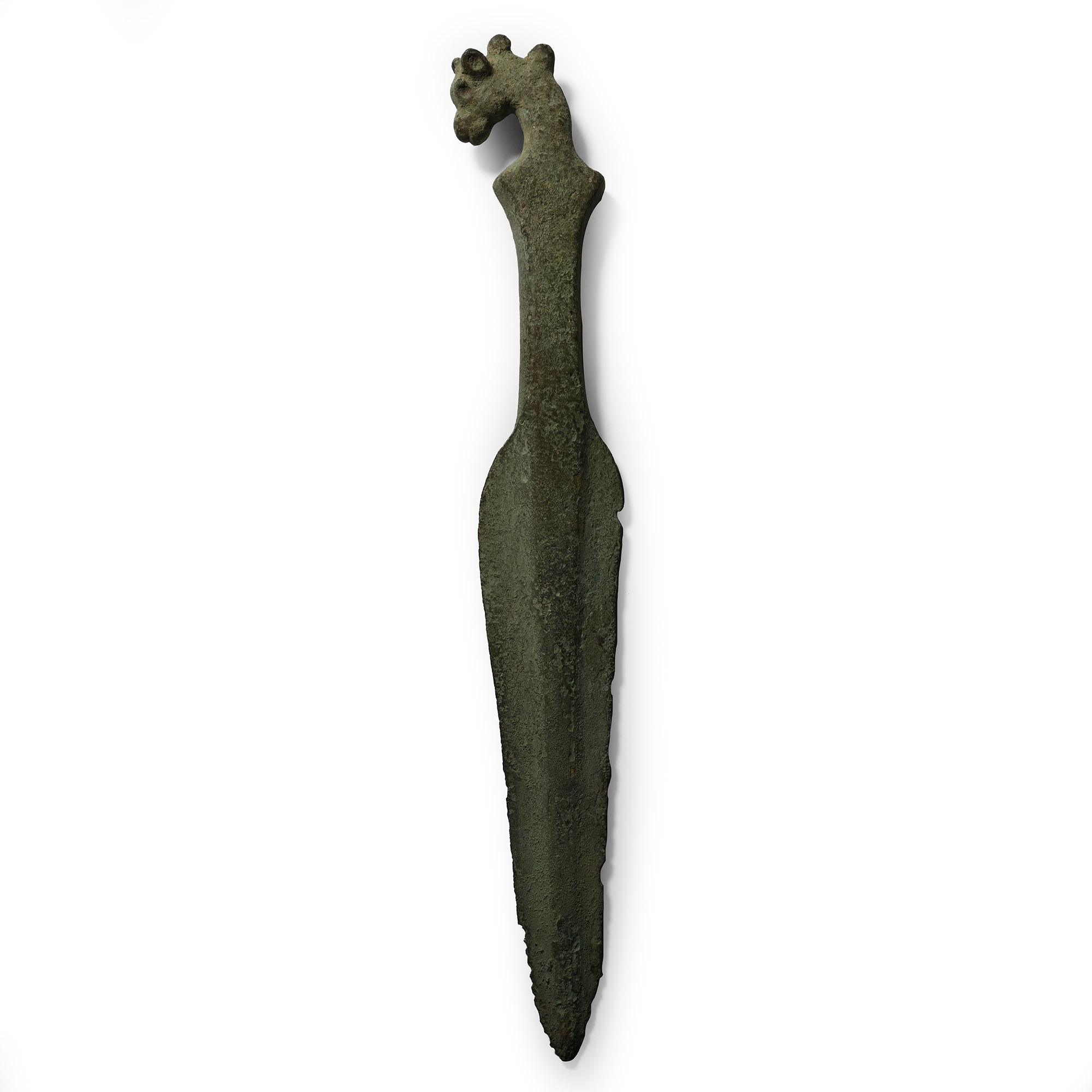 Luristan Bronze Miniature Dagger