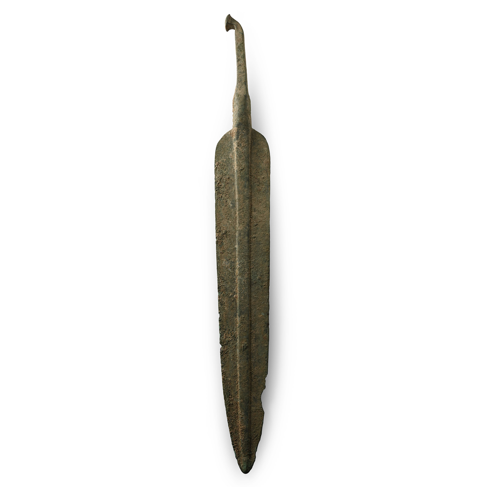Massive Amlash Bronze Spearhead Blade