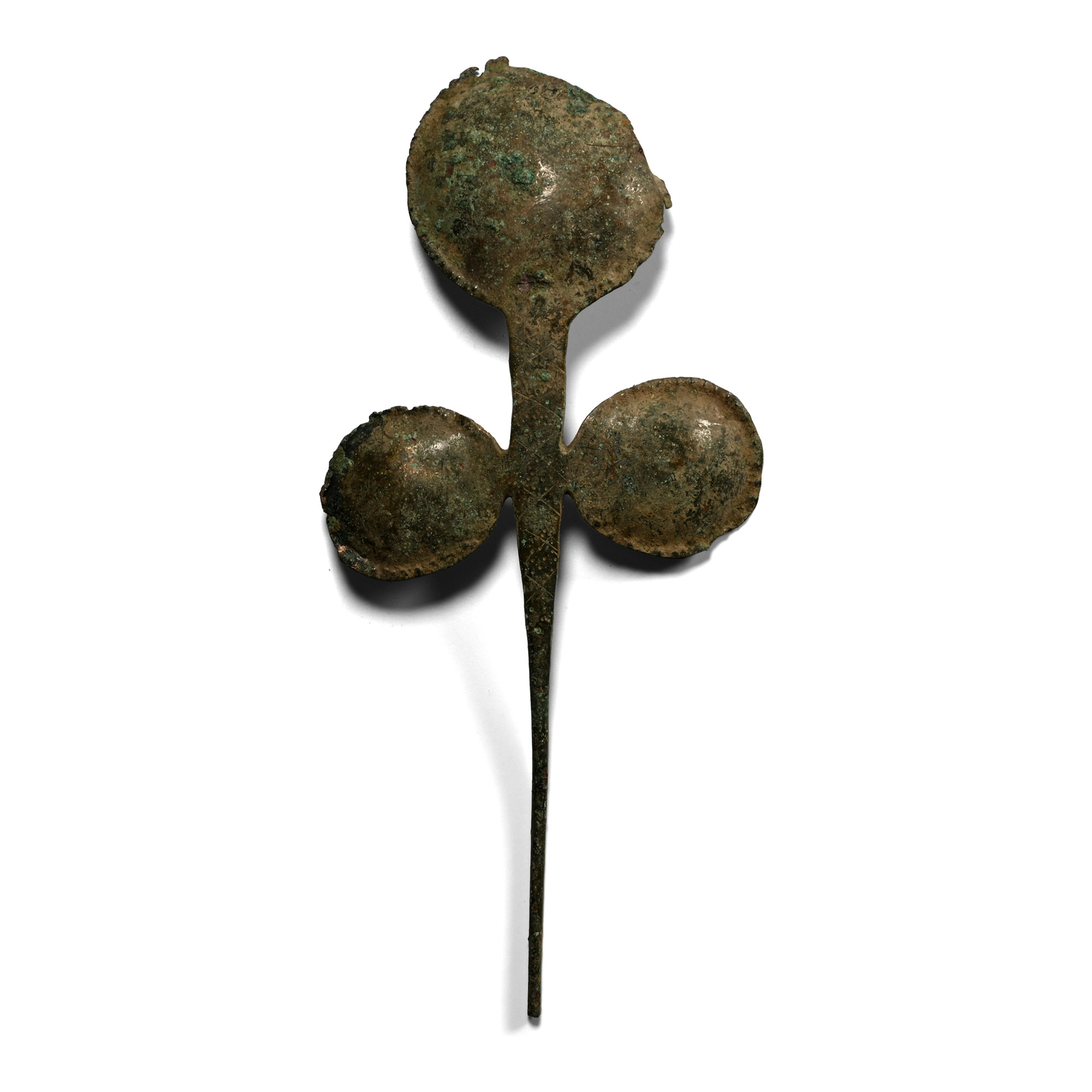 Luristan Bronze Floral-Headed Cloak Pin