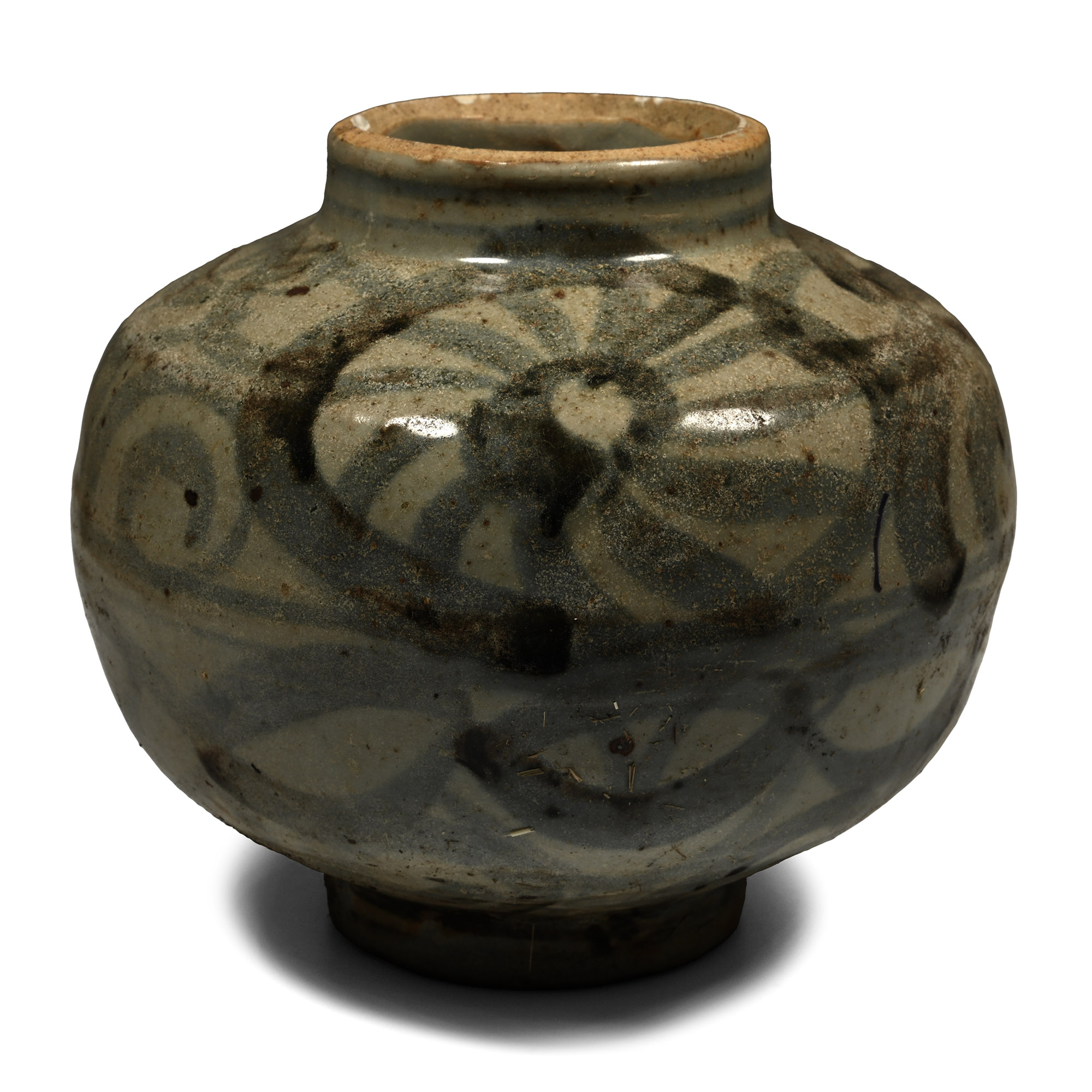 Chinese Provincial Blue and White Jar