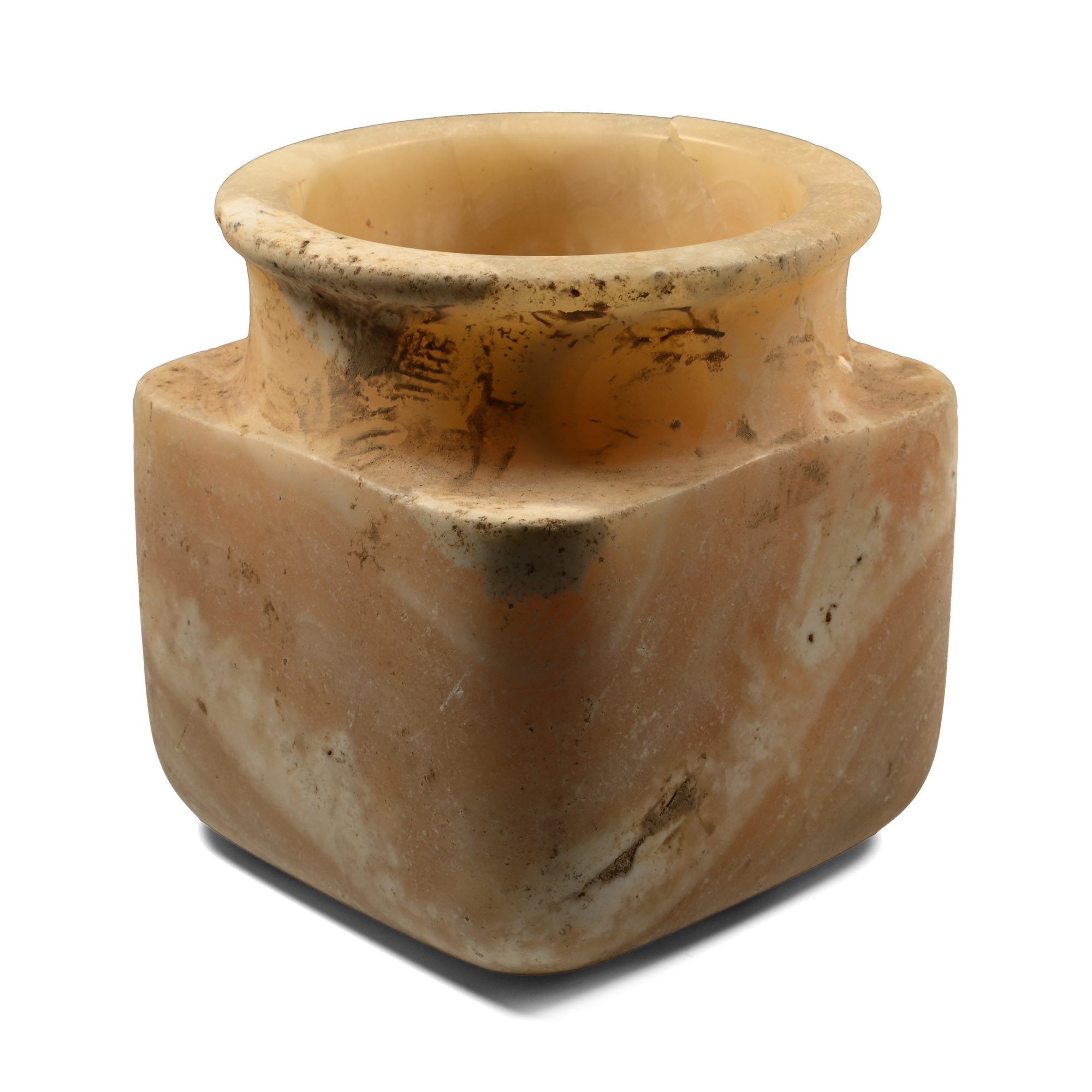 Bactrian Style Alabaster Vessel