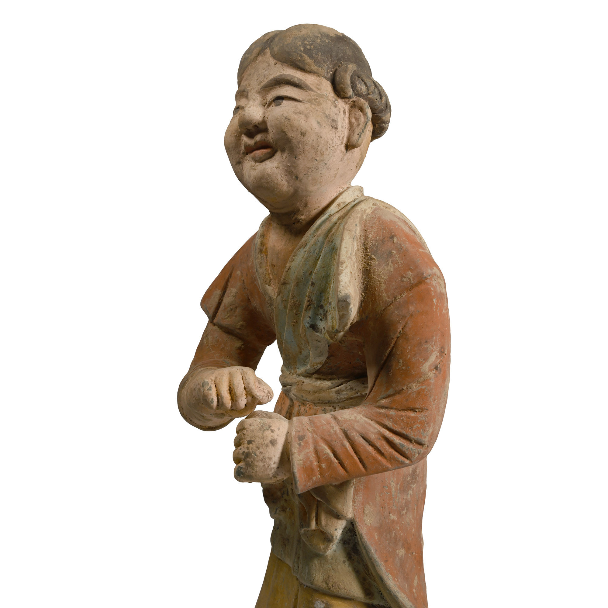 Chinese Tang Style Terracotta Groom Figure